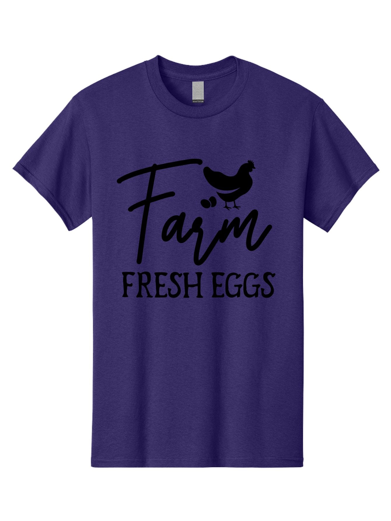 Farm-Fresh-Eggs Men'S Graphic Tee, 100% Cotton, Comfortable Casual Summer Wear, Machine Washable, Farm Fresh Eggs, Eggs, Farm, Fresh Produce, Farm Eggs, Farm Fresh Aab577