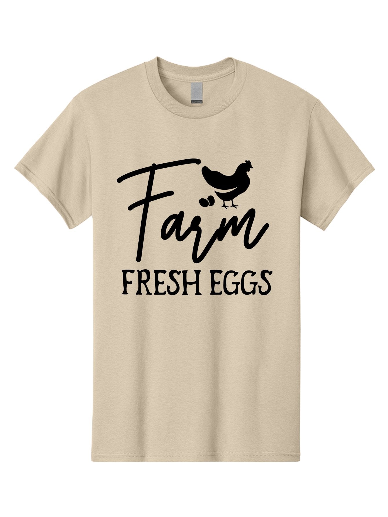 Farm-Fresh-Eggs Men'S Graphic Tee, 100% Cotton, Comfortable Casual Summer Wear, Machine Washable, Farm Fresh Eggs, Eggs, Farm, Fresh Produce, Farm Eggs, Farm Fresh Aab577 15