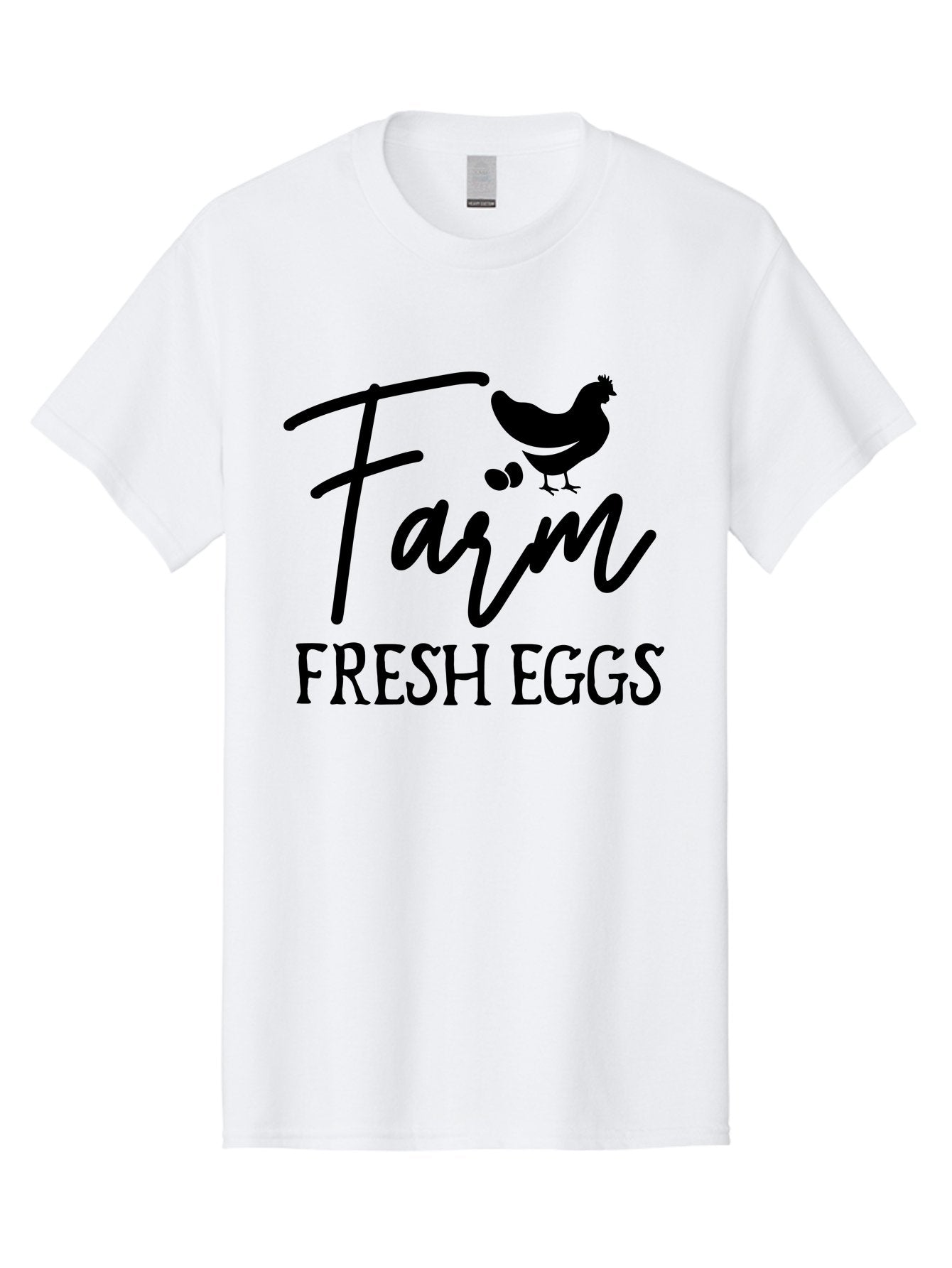Farm-Fresh-Eggs Men'S Graphic Tee, 100% Cotton, Comfortable Casual Summer Wear, Machine Washable, Farm Fresh Eggs, Eggs, Farm, Fresh Produce, Farm Eggs, Farm Fresh Aab577 4