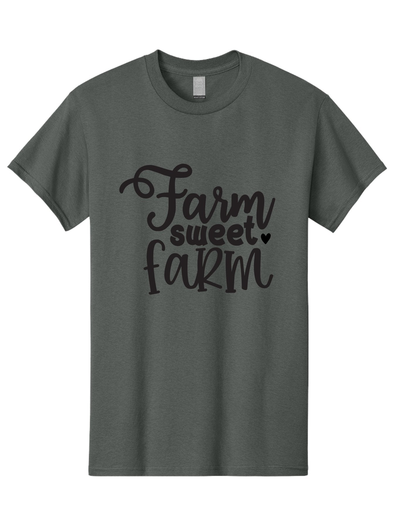 Farm-Sweet-Farm Men'S Graphic Tee, 100% Cotton, Comfortable Casual Summer Wear, Machine Washable, Rural Charm, Countryside Living, Farmhouse Style, Homespun Decor, Country Vibes, Rustic Elegance, Farm Sweet Farm Aab579
