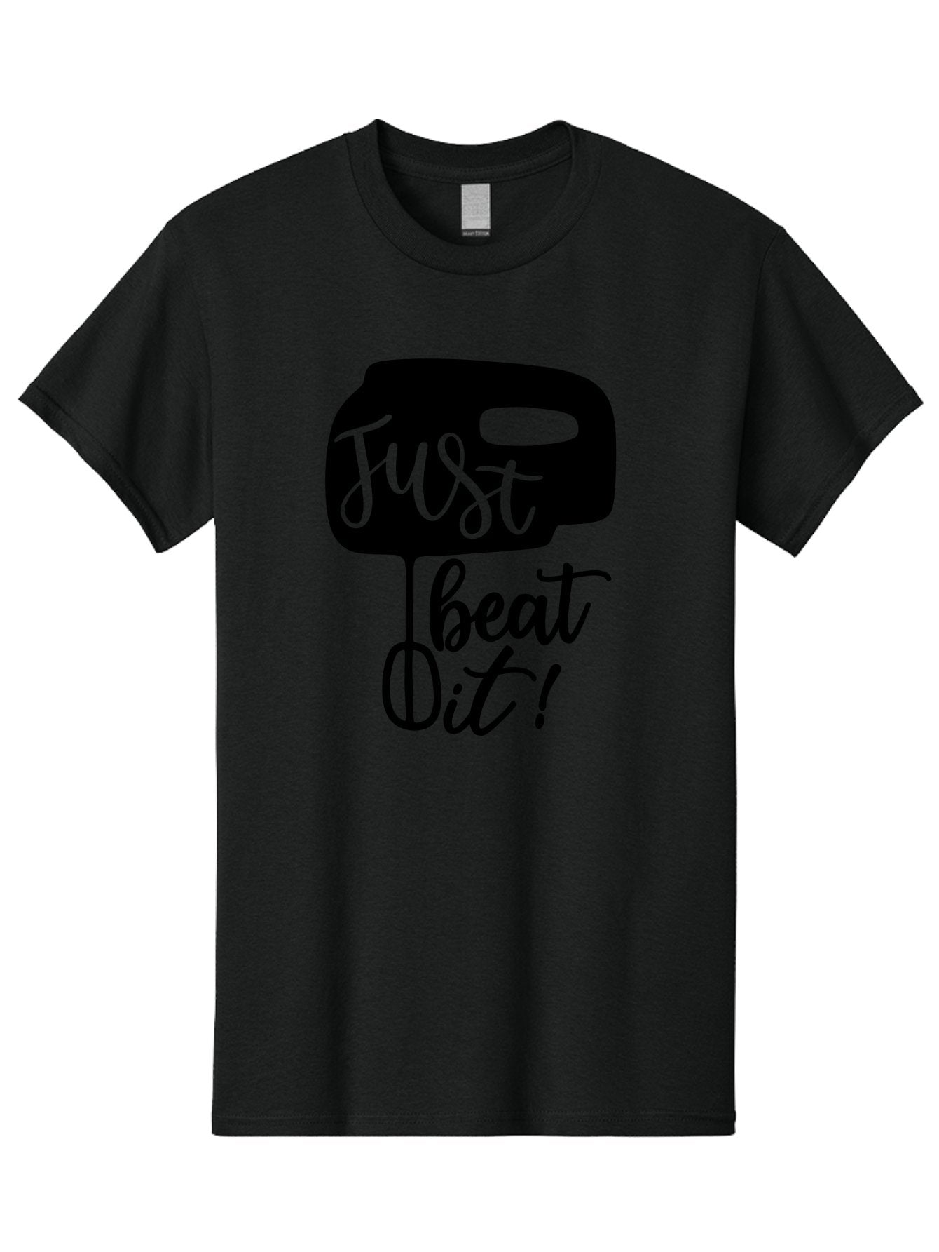 Just-Beat-It Men'S Graphic Tee, 100% Cotton, Comfortable Casual Summer Wear, Machine Washable, Boxing, Motivational Quote, Fitness Inspiration, Workout Encouragement, Just Beat It!, Boxing Graphics, Motivational Boxing Aab582
