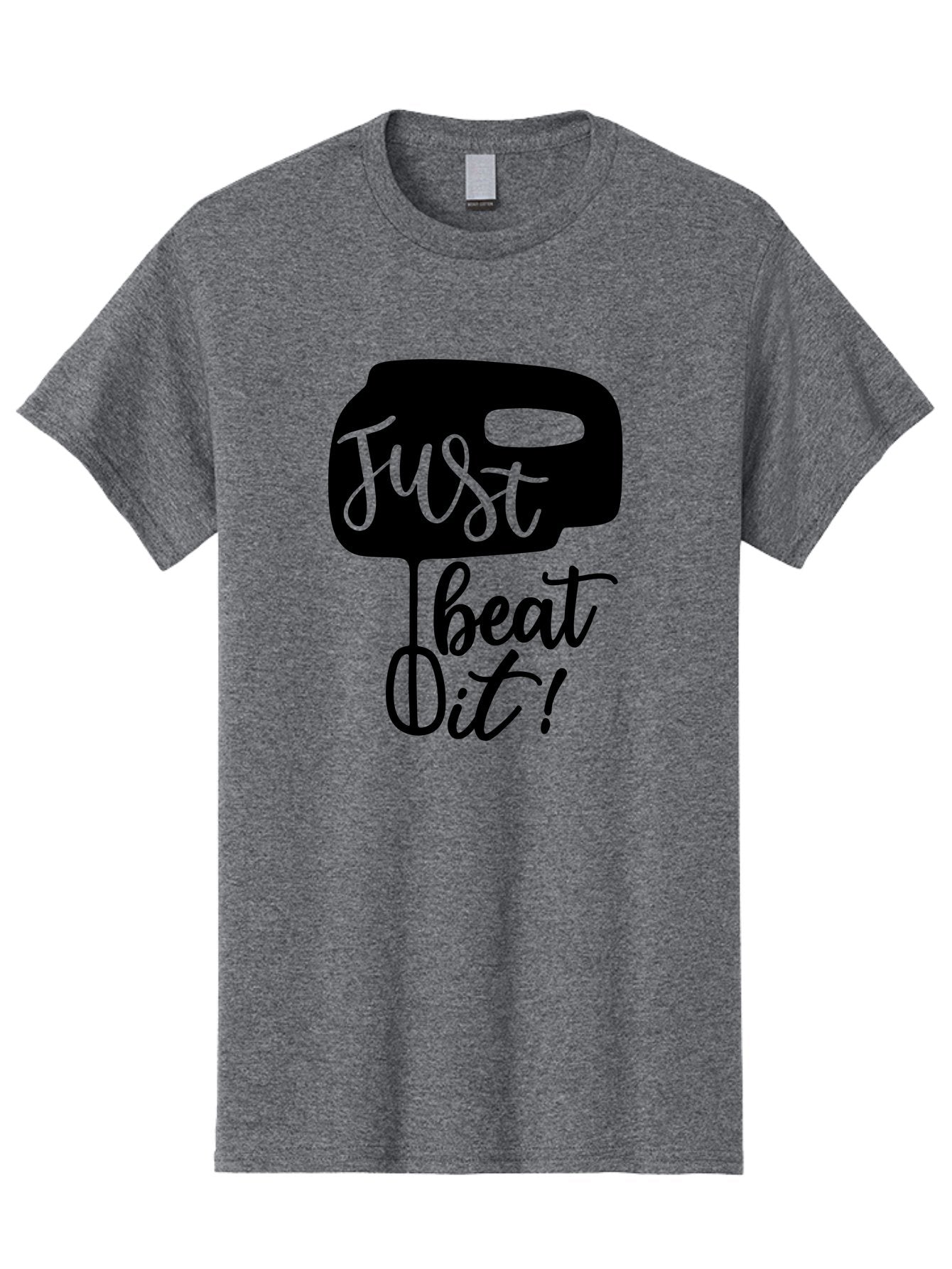 Just-Beat-It Men'S Graphic Tee, 100% Cotton, Comfortable Casual Summer Wear, Machine Washable, Boxing, Motivational Quote, Fitness Inspiration, Workout Encouragement, Just Beat It!, Boxing Graphics, Motivational Boxing Aab582 3