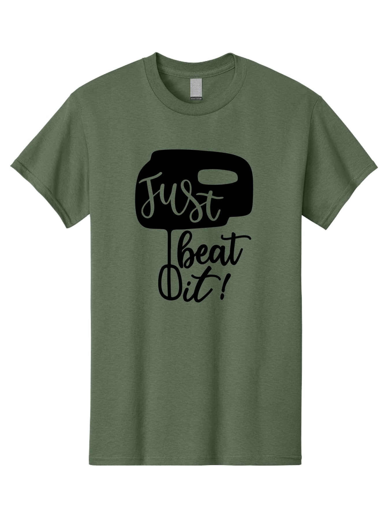 Just-Beat-It Men'S Graphic Tee, 100% Cotton, Comfortable Casual Summer Wear, Machine Washable, Boxing, Motivational Quote, Fitness Inspiration, Workout Encouragement, Just Beat It!, Boxing Graphics, Motivational Boxing Aab582 7