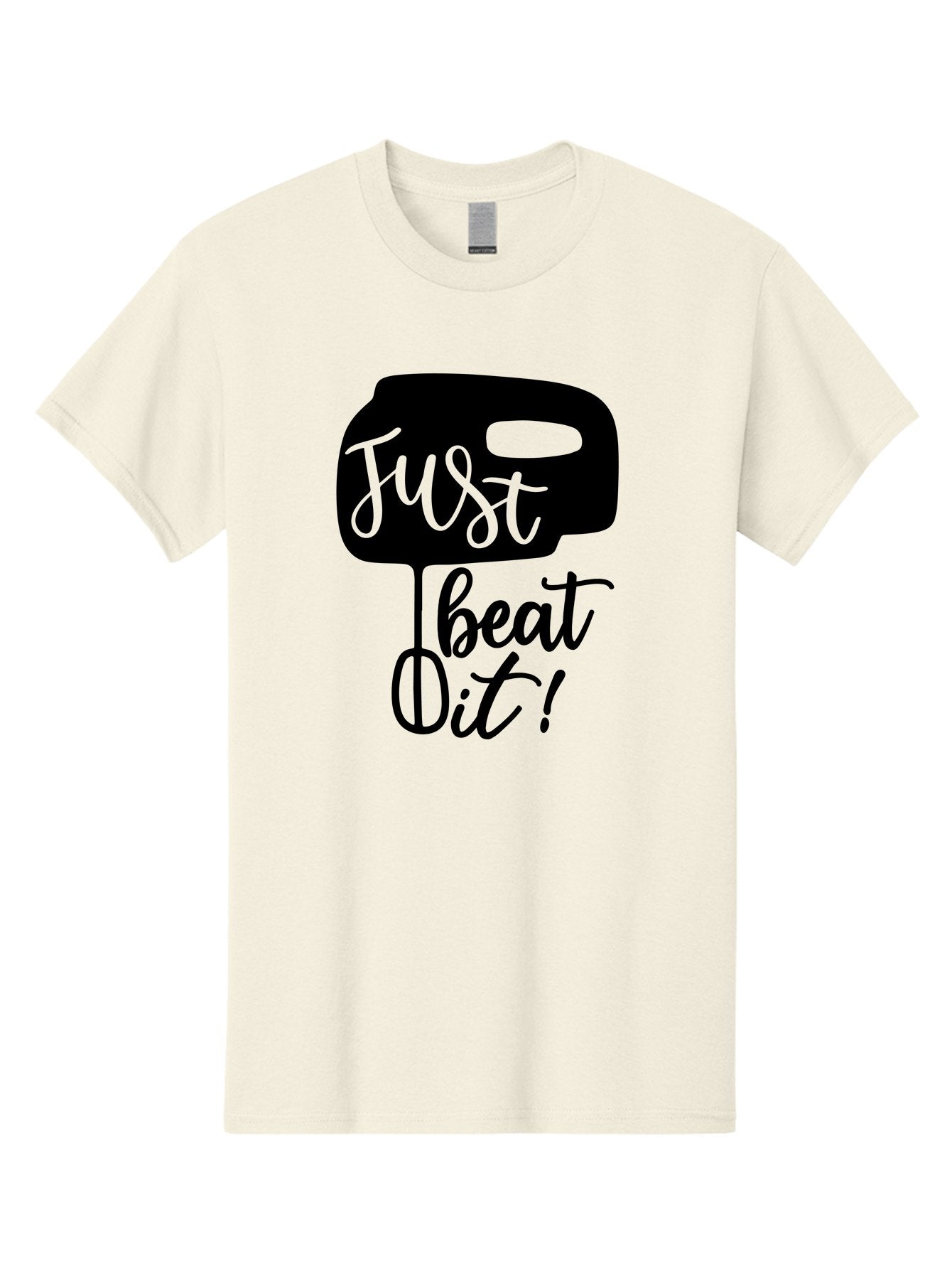 Just-Beat-It Men'S Graphic Tee, 100% Cotton, Comfortable Casual Summer Wear, Machine Washable, Boxing, Motivational Quote, Fitness Inspiration, Workout Encouragement, Just Beat It!, Boxing Graphics, Motivational Boxing Aab582 9