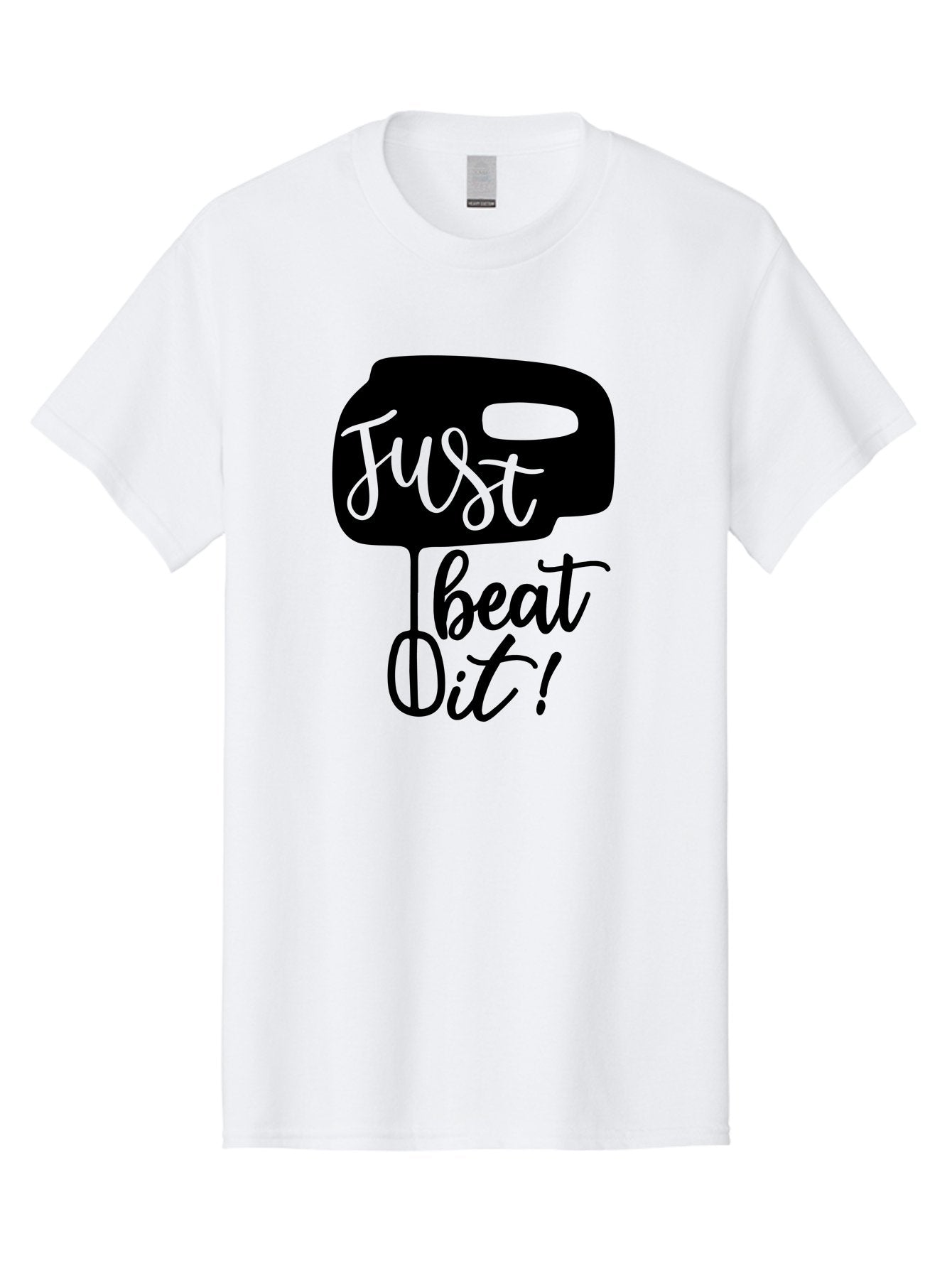 Just-Beat-It Men'S Graphic Tee, 100% Cotton, Comfortable Casual Summer Wear, Machine Washable, Boxing, Motivational Quote, Fitness Inspiration, Workout Encouragement, Just Beat It!, Boxing Graphics, Motivational Boxing Aab582 13