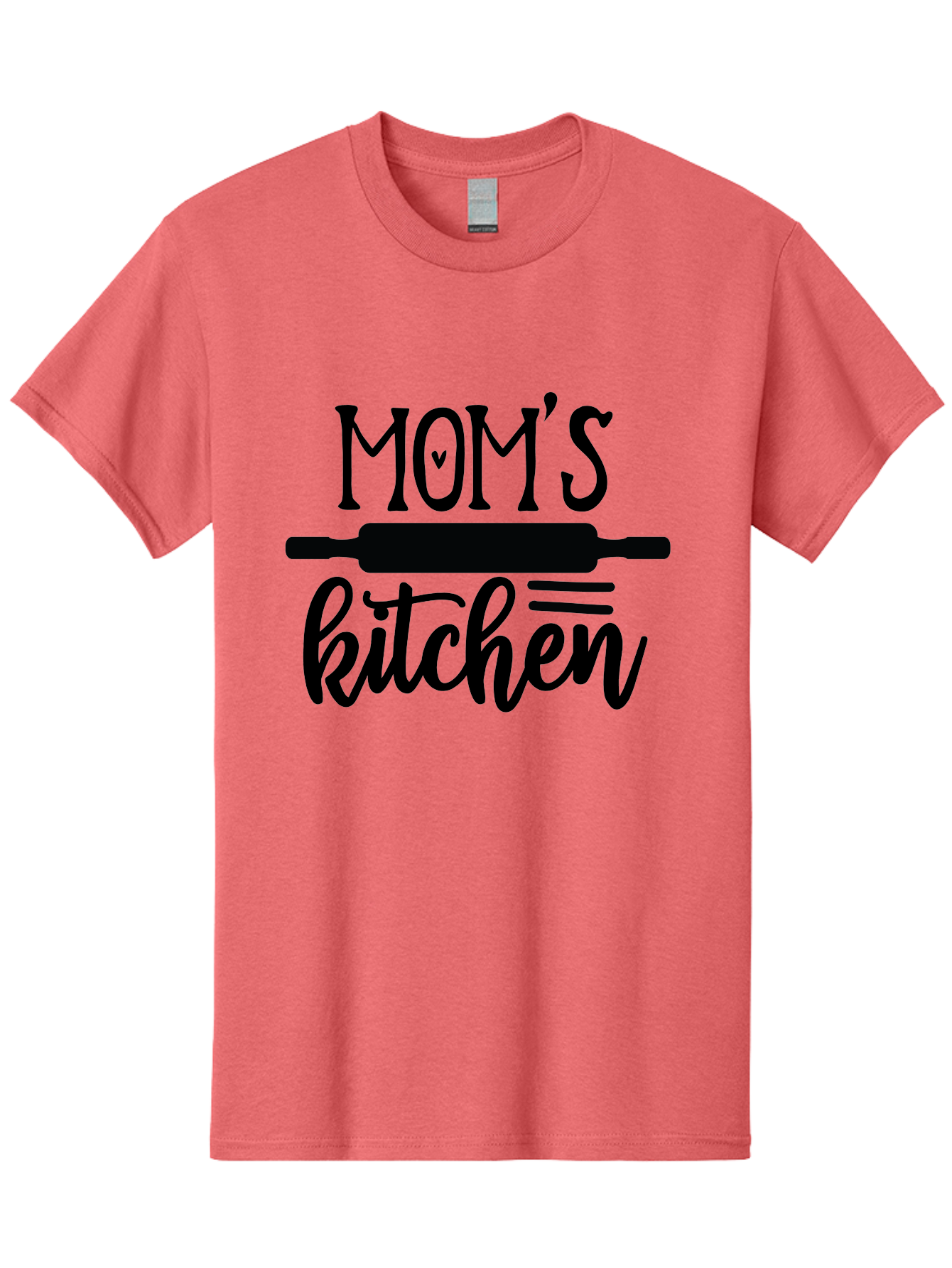 Mom-S-Kitchen Men'S Graphic Tee, 100% Cotton, Comfortable Casual Summer Wear, Machine Washable, Mom'S Kitchen, Mother'S Day Gift, Kitchen Decor, Baking, Cooking, Rolling Pin, Mother'S Kitchen, Homemade, Family Recipe, Kitchen Love, Aab586 5