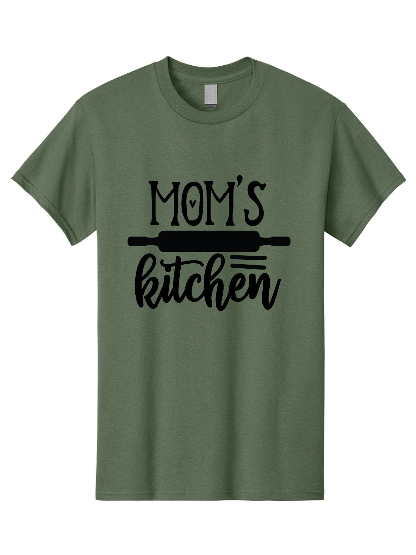 Mom-S-Kitchen Men'S Graphic Tee, 100% Cotton, Comfortable Casual Summer Wear, Machine Washable, Mom'S Kitchen, Mother'S Day Gift, Kitchen Decor, Baking, Cooking, Rolling Pin, Mother'S Kitchen, Homemade, Family Recipe, Kitchen Love, Aab586 10