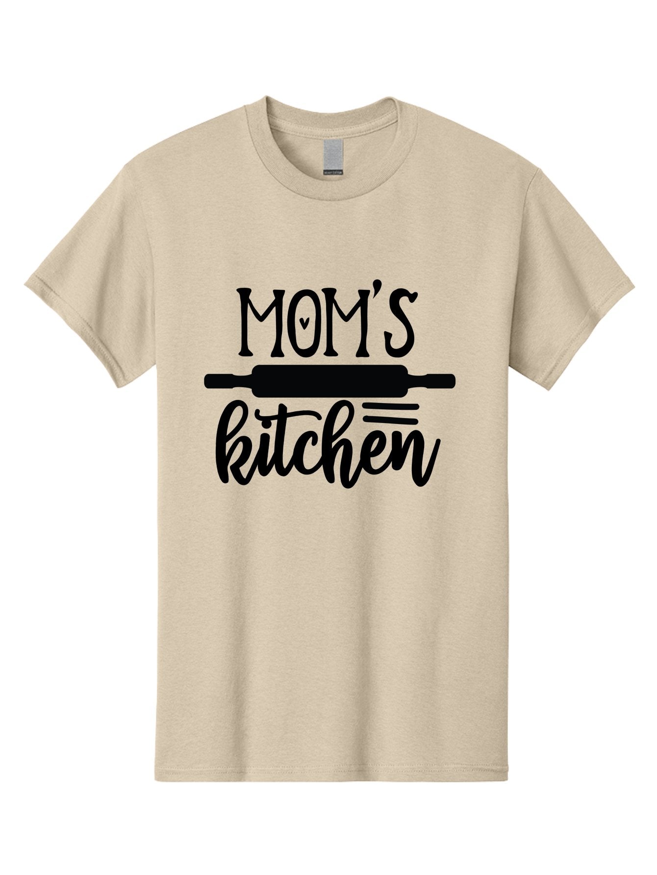 Mom-S-Kitchen Men'S Graphic Tee, 100% Cotton, Comfortable Casual Summer Wear, Machine Washable, Mom'S Kitchen, Mother'S Day Gift, Kitchen Decor, Baking, Cooking, Rolling Pin, Mother'S Kitchen, Homemade, Family Recipe, Kitchen Love, Aab586 4