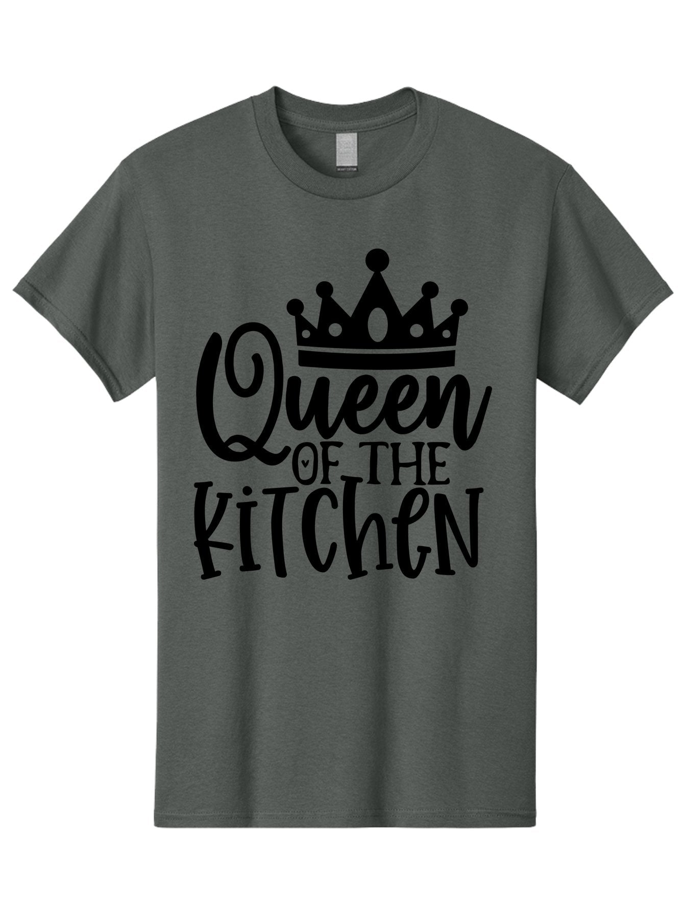 Queen-Of-The-Kitchen Men'S Graphic Tee, 100% Cotton, Comfortable Casual Summer Wear, Machine Washable, Kitchen Queen, Cooking, Baking, Culinary Skills, Domestic Goddess, Kitchen Decor, Cooking Inspiration, Recipe Ideas, Kitchen Motivation, Aab587