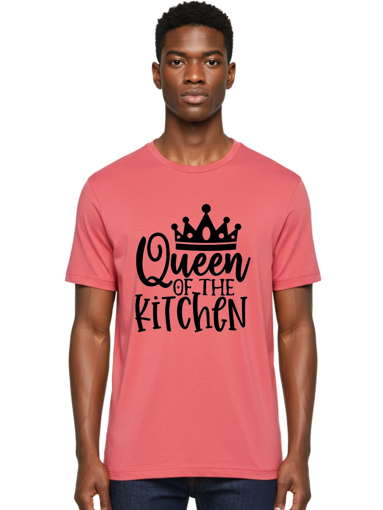 Queen-Of-The-Kitchen Men'S Graphic Tee, 100% Cotton, Comfortable Casual Summer Wear, Machine Washable, Kitchen Queen, Cooking, Baking, Culinary Skills, Domestic Goddess, Kitchen Decor, Cooking Inspiration, Recipe Ideas, Kitchen Motivation, Aab587 20