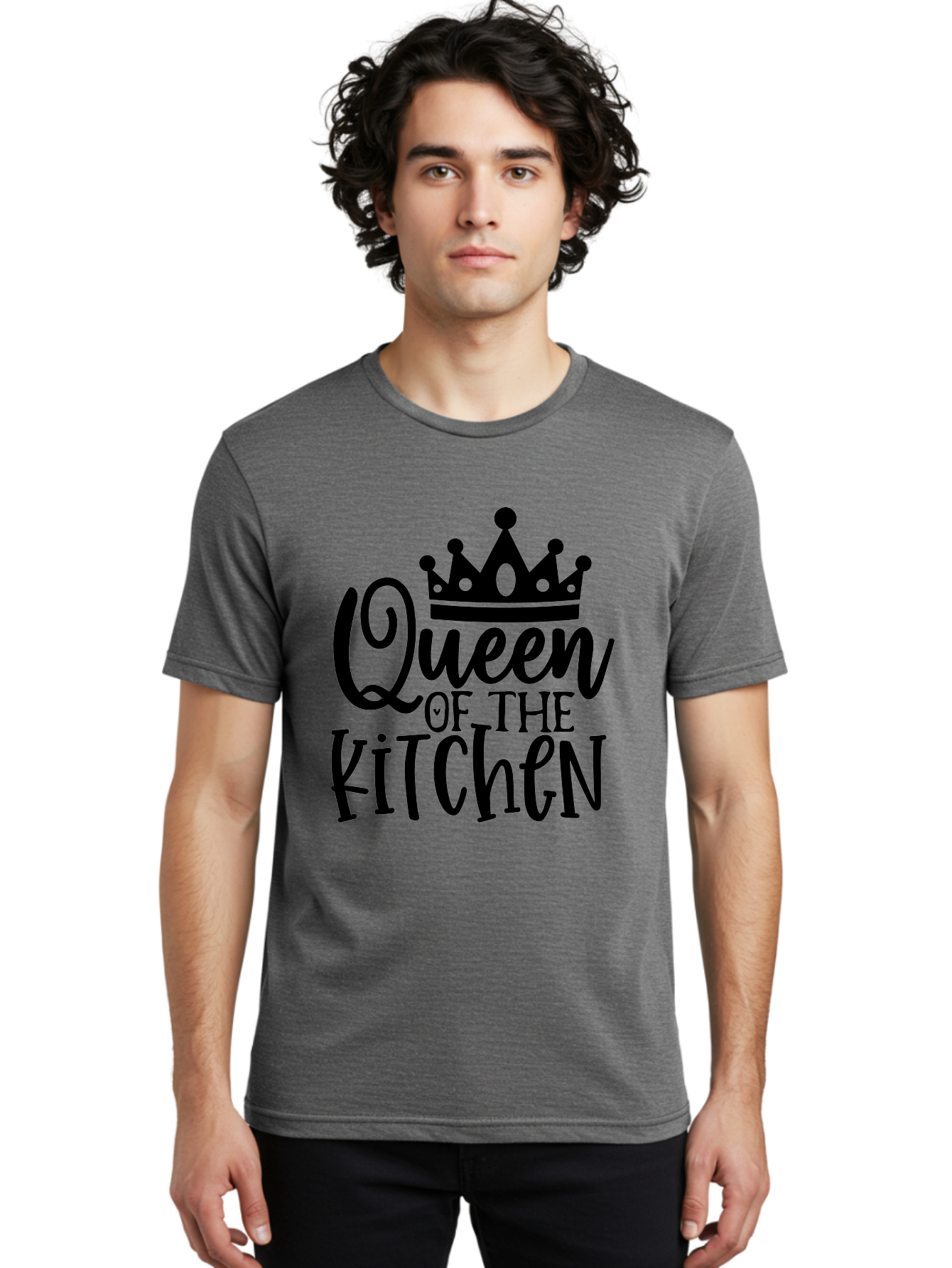 Queen-Of-The-Kitchen Men'S Graphic Tee, 100% Cotton, Comfortable Casual Summer Wear, Machine Washable, Kitchen Queen, Cooking, Baking, Culinary Skills, Domestic Goddess, Kitchen Decor, Cooking Inspiration, Recipe Ideas, Kitchen Motivation, Aab587 10