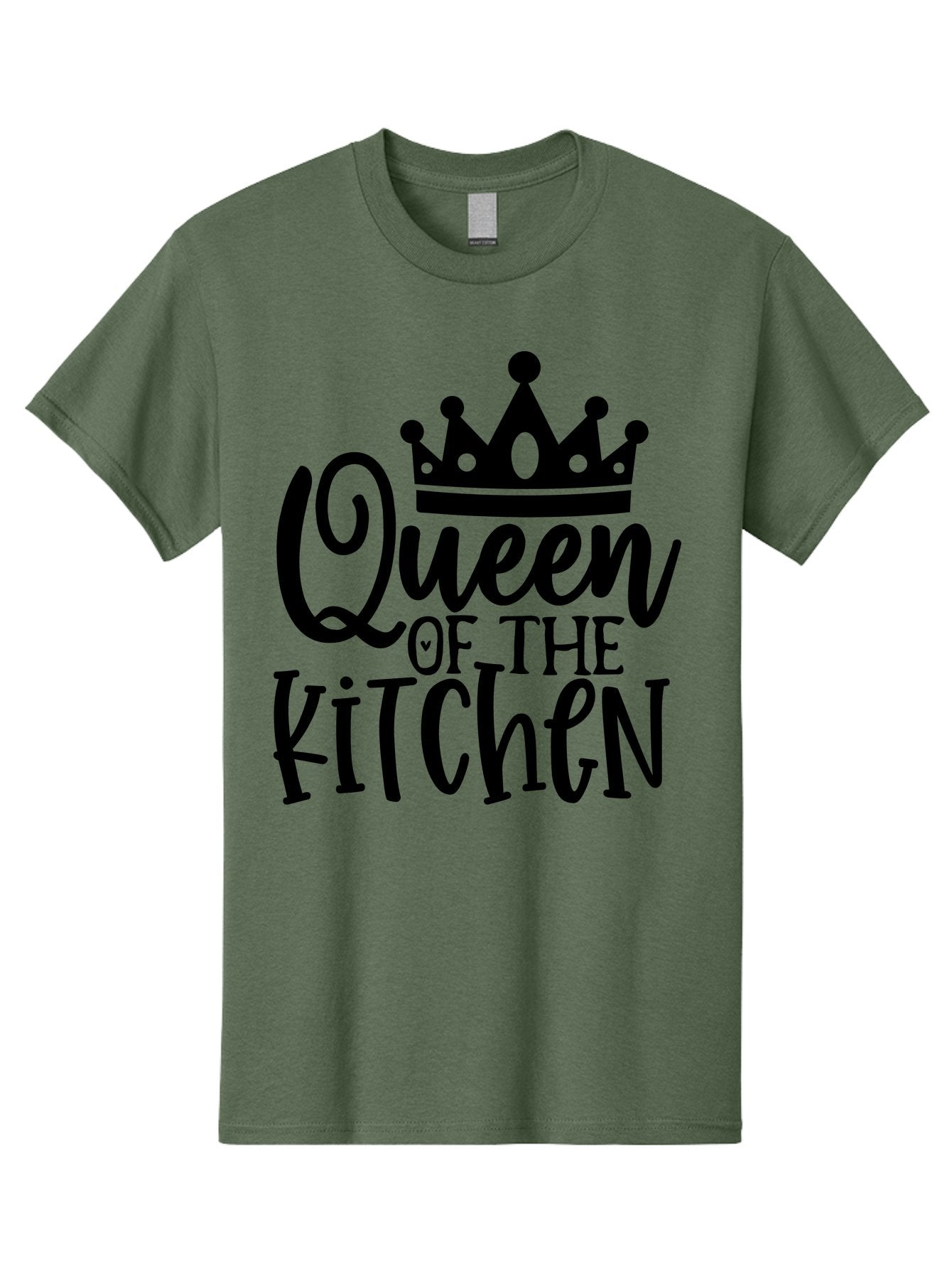 Queen-Of-The-Kitchen Men'S Graphic Tee, 100% Cotton, Comfortable Casual Summer Wear, Machine Washable, Kitchen Queen, Cooking, Baking, Culinary Skills, Domestic Goddess, Kitchen Decor, Cooking Inspiration, Recipe Ideas, Kitchen Motivation, Aab587 3