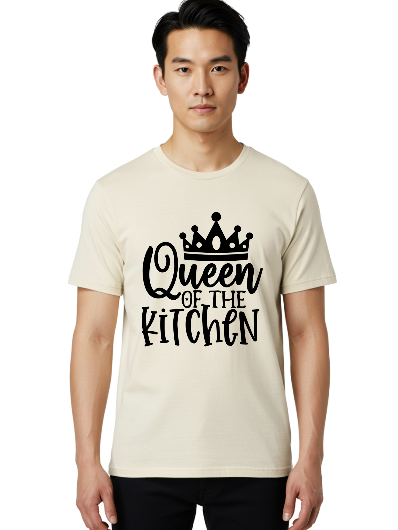 Queen-Of-The-Kitchen Men'S Graphic Tee, 100% Cotton, Comfortable Casual Summer Wear, Machine Washable, Kitchen Queen, Cooking, Baking, Culinary Skills, Domestic Goddess, Kitchen Decor, Cooking Inspiration, Recipe Ideas, Kitchen Motivation, Aab587 18