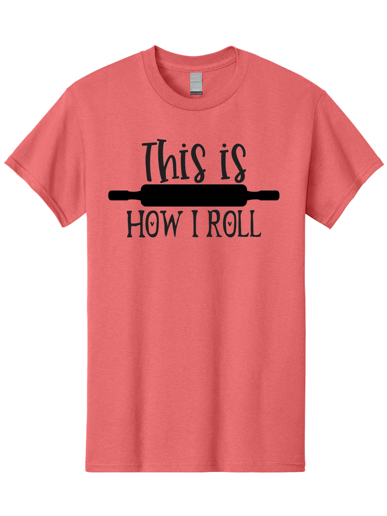 This-Is-How-I-Roll Men'S Graphic Tee, 100% Cotton, Comfortable Casual Summer Wear, Machine Washable, Baking Humor, Rolling Pin, Punny Phrase, Funny Quote, Baking Quote, Kitchen Humor, Playful Design, Whimsical Typography, Clever Saying Aab591 13