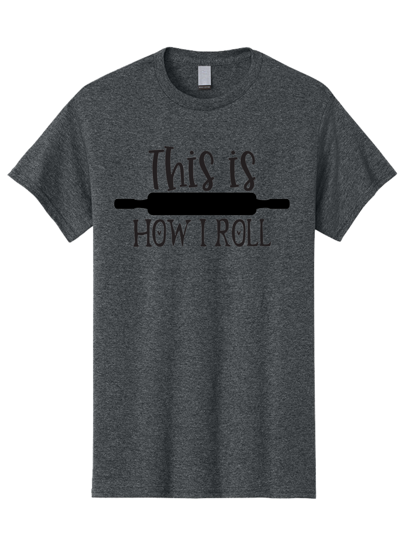 This-Is-How-I-Roll Men'S Graphic Tee, 100% Cotton, Comfortable Casual Summer Wear, Machine Washable, Baking Humor, Rolling Pin, Punny Phrase, Funny Quote, Baking Quote, Kitchen Humor, Playful Design, Whimsical Typography, Clever Saying Aab591 23