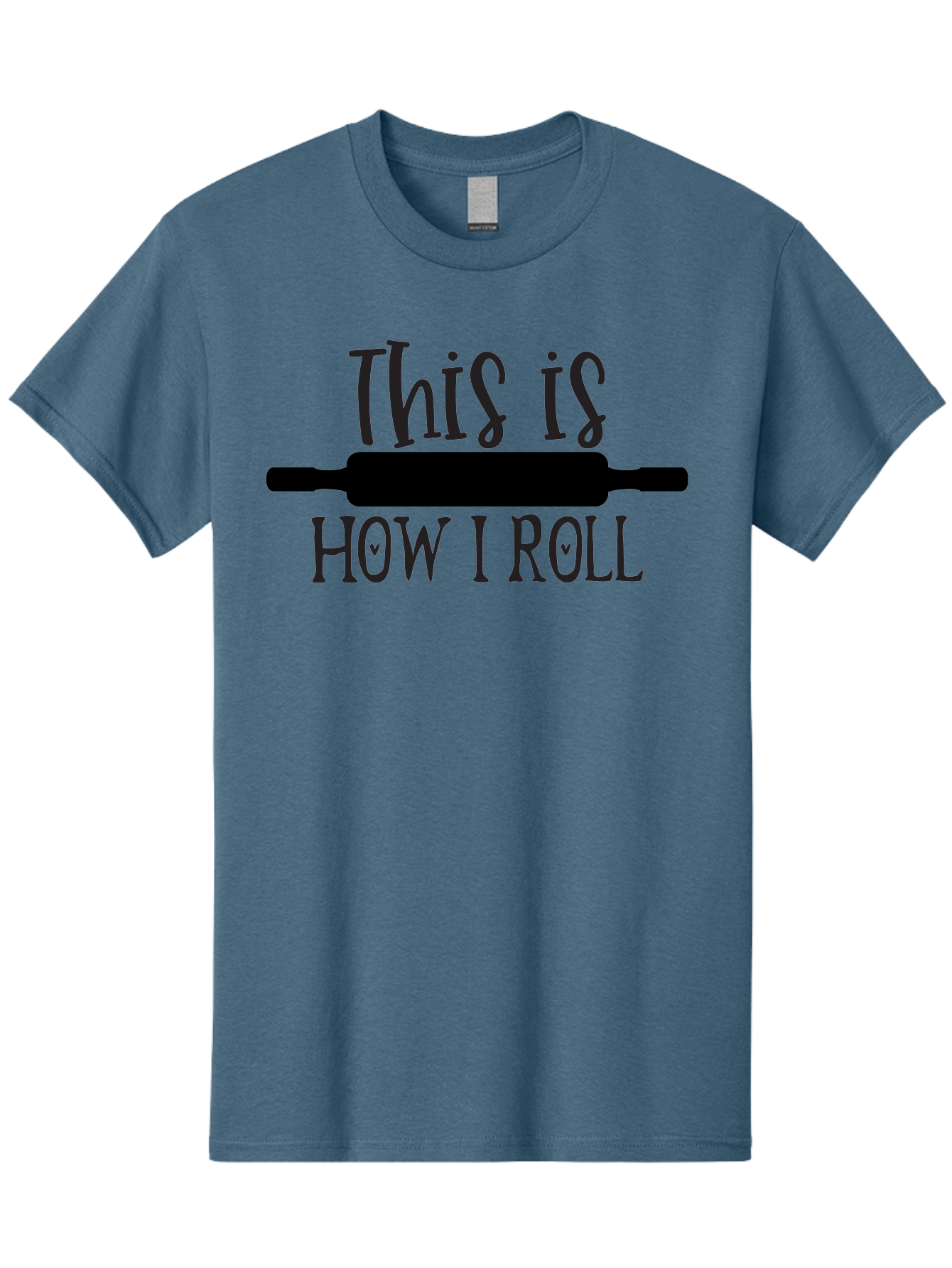 This-Is-How-I-Roll Men'S Graphic Tee, 100% Cotton, Comfortable Casual Summer Wear, Machine Washable, Baking Humor, Rolling Pin, Punny Phrase, Funny Quote, Baking Quote, Kitchen Humor, Playful Design, Whimsical Typography, Clever Saying Aab591 15