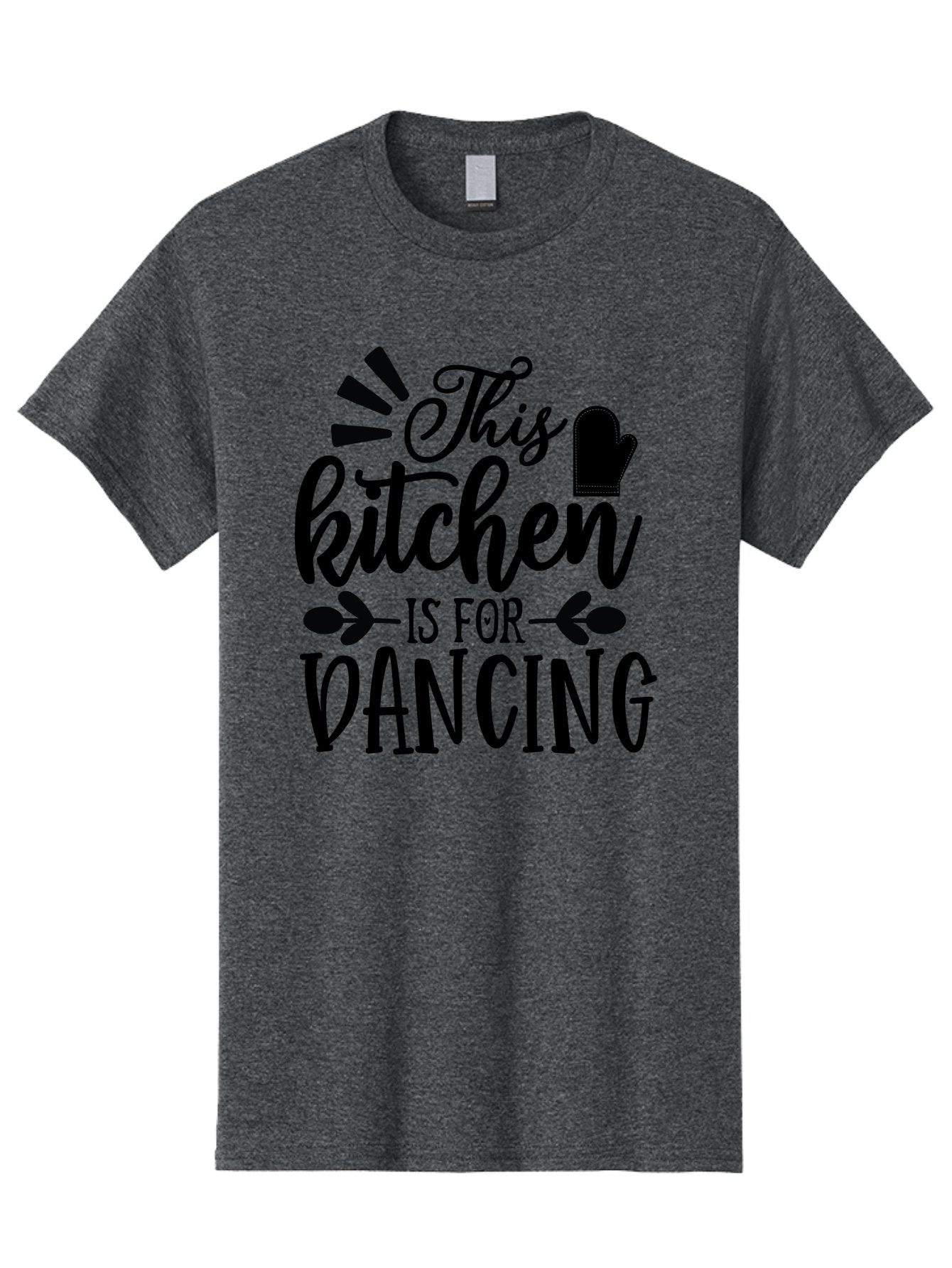This-Kitchen-Is-For-Dancing Men'S Graphic Tee, 100% Cotton, Comfortable Casual Summer Wear, Machine Washable, Kitchen Dancing, Kitchen Decor, Dance Quotes, Kitchen Inspiration, Cooking Quotes, Dance Love, Kitchen Passion, Cooking Inspiration Aab592