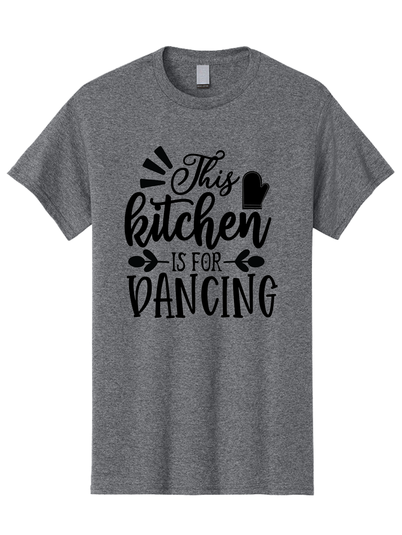 This-Kitchen-Is-For-Dancing Men'S Graphic Tee, 100% Cotton, Comfortable Casual Summer Wear, Machine Washable, Kitchen Dancing, Kitchen Decor, Dance Quotes, Kitchen Inspiration, Cooking Quotes, Dance Love, Kitchen Passion, Cooking Inspiration Aab592