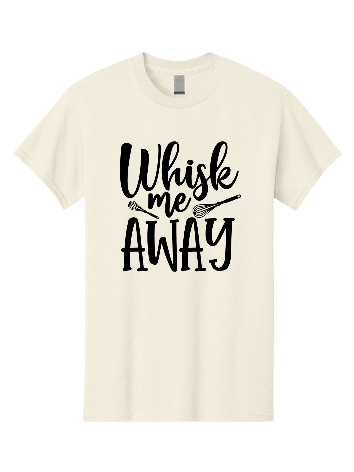 Whisk-Me-Away Men'S Graphic Tee, 100% Cotton, Comfortable Casual Summer Wear, Machine Washable, Baking Inspiration, Cooking Quotes, Kitchen Utensils, Whisk Illustrations, Fun Phrases, Clever Sayings, Culinary Humor, Creative Typography Aab595 11