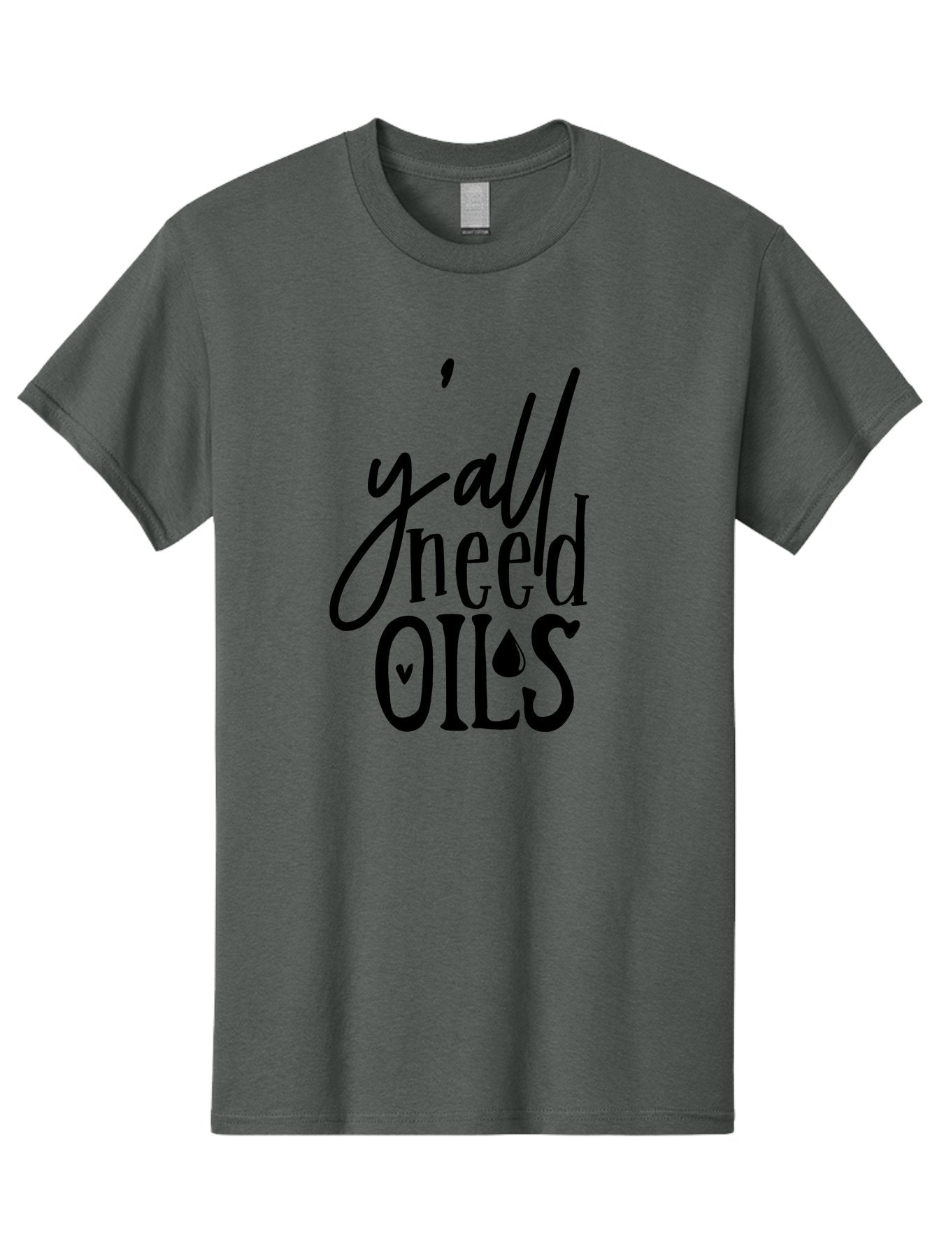 Y-All-Need-Oils Men'S Graphic Tee, 100% Cotton, Comfortable Casual Summer Wear, Machine Washable, Essential Oils, Wellness, Self Care, Aromatherapy, Natural Remedies, Healthy Living, Y'All Need Oils Aab598 5