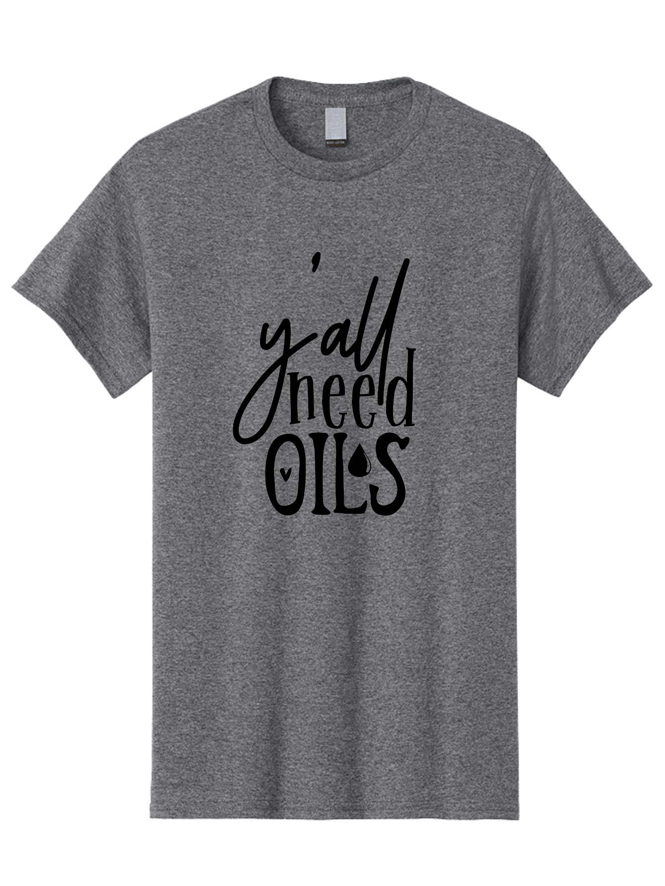 Y-All-Need-Oils Men'S Graphic Tee, 100% Cotton, Comfortable Casual Summer Wear, Machine Washable, Essential Oils, Wellness, Self Care, Aromatherapy, Natural Remedies, Healthy Living, Y'All Need Oils Aab598 27