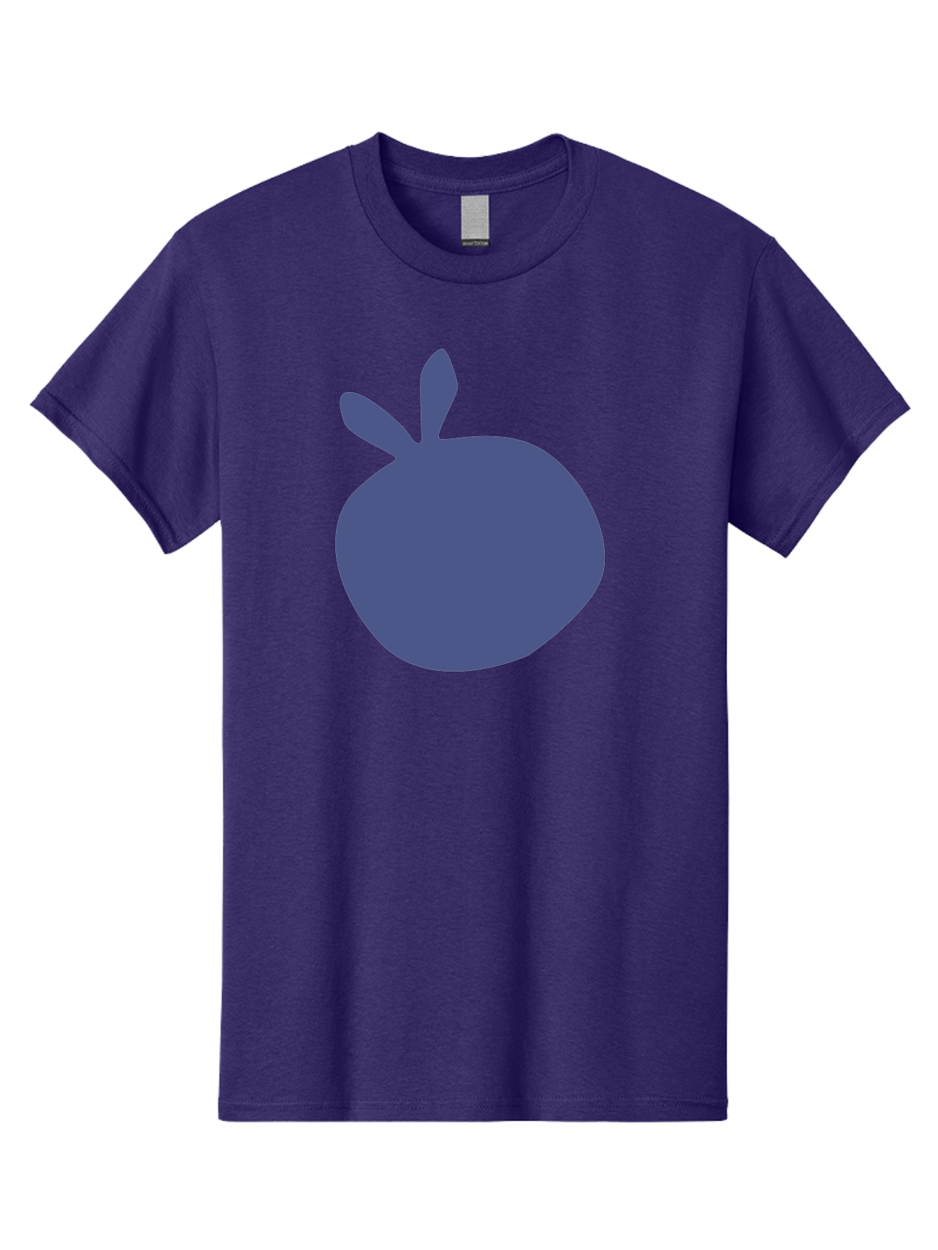 Blue-Apple Men'S Graphic Tee, 100% Cotton, Comfortable Casual Summer Wear, Machine Washable, Blue Apple, Simple Design, Minimalist Art, Blue Fruit, Digital Illustration, Apple Silhouette, Graphic Icon Aab604 11