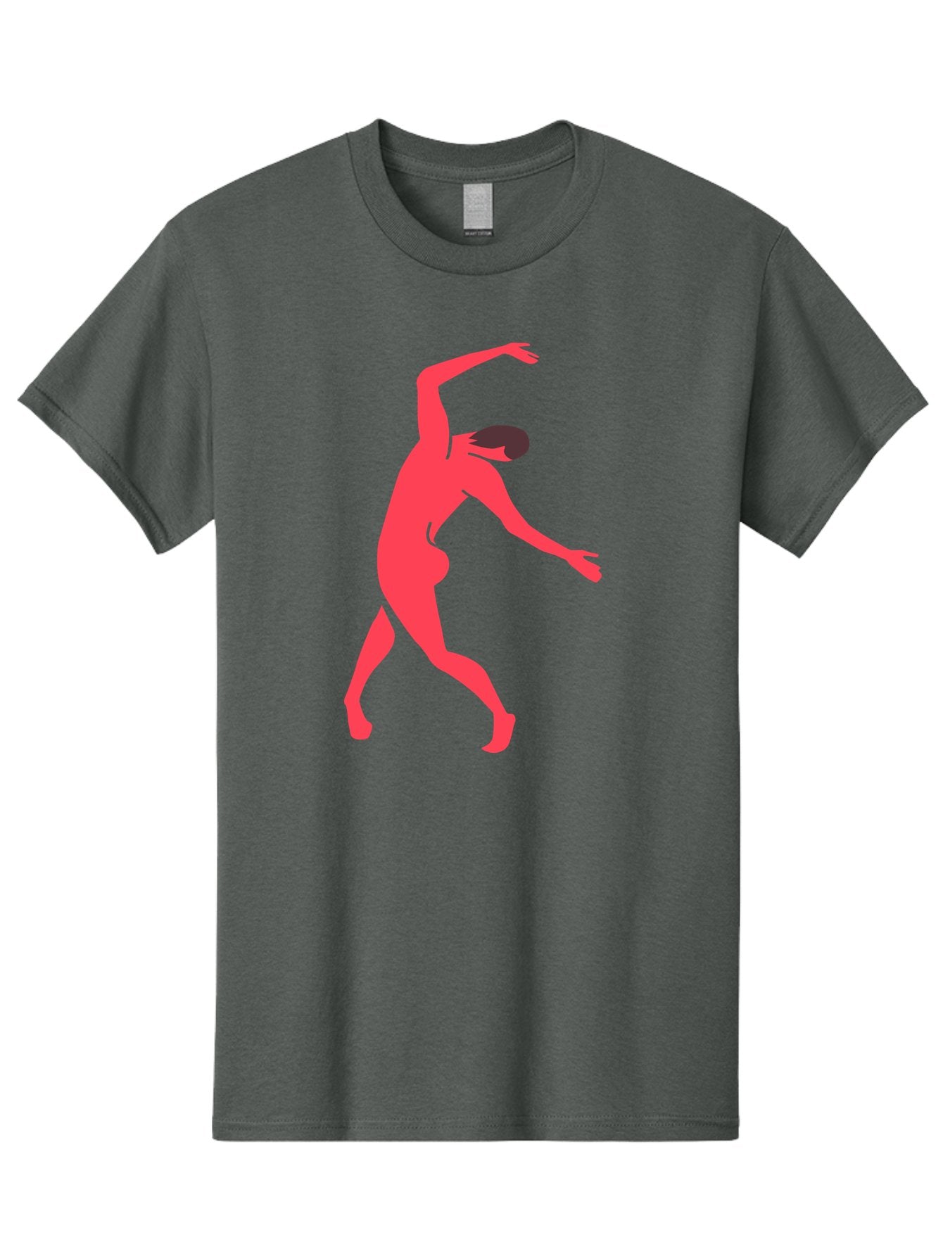 Dancer-1 Men'S Graphic Tee, 100% Cotton, Comfortable Casual Summer Wear, Machine Washable, Female Dancer, Dancing Pose, Dynamic Movement, Modern Dance, Contemporary Dance, Fluid Motion, Elegant Silhouette, Grace, Femininity, Dance Art Aab610 12