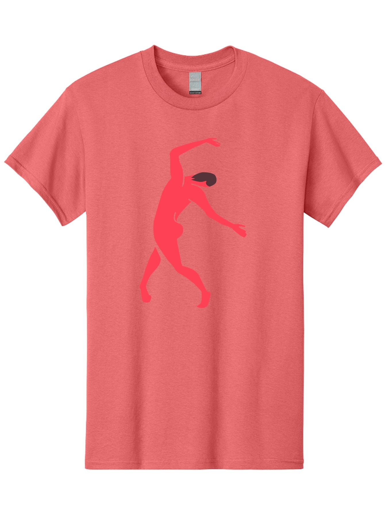 Dancer-1 Men'S Graphic Tee, 100% Cotton, Comfortable Casual Summer Wear, Machine Washable, Female Dancer, Dancing Pose, Dynamic Movement, Modern Dance, Contemporary Dance, Fluid Motion, Elegant Silhouette, Grace, Femininity, Dance Art Aab610 7