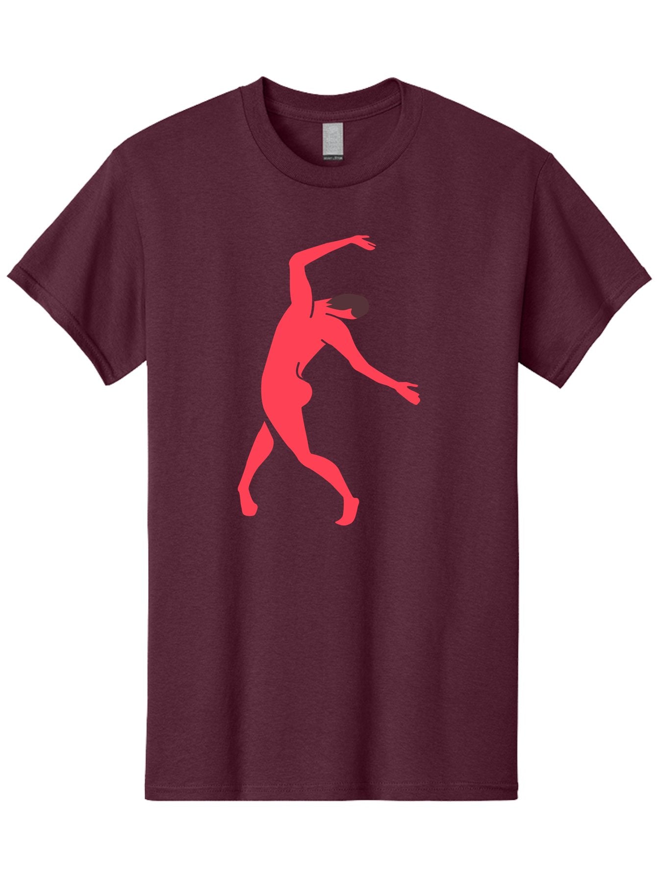 Dancer-1 Men'S Graphic Tee, 100% Cotton, Comfortable Casual Summer Wear, Machine Washable, Female Dancer, Dancing Pose, Dynamic Movement, Modern Dance, Contemporary Dance, Fluid Motion, Elegant Silhouette, Grace, Femininity, Dance Art Aab610 6