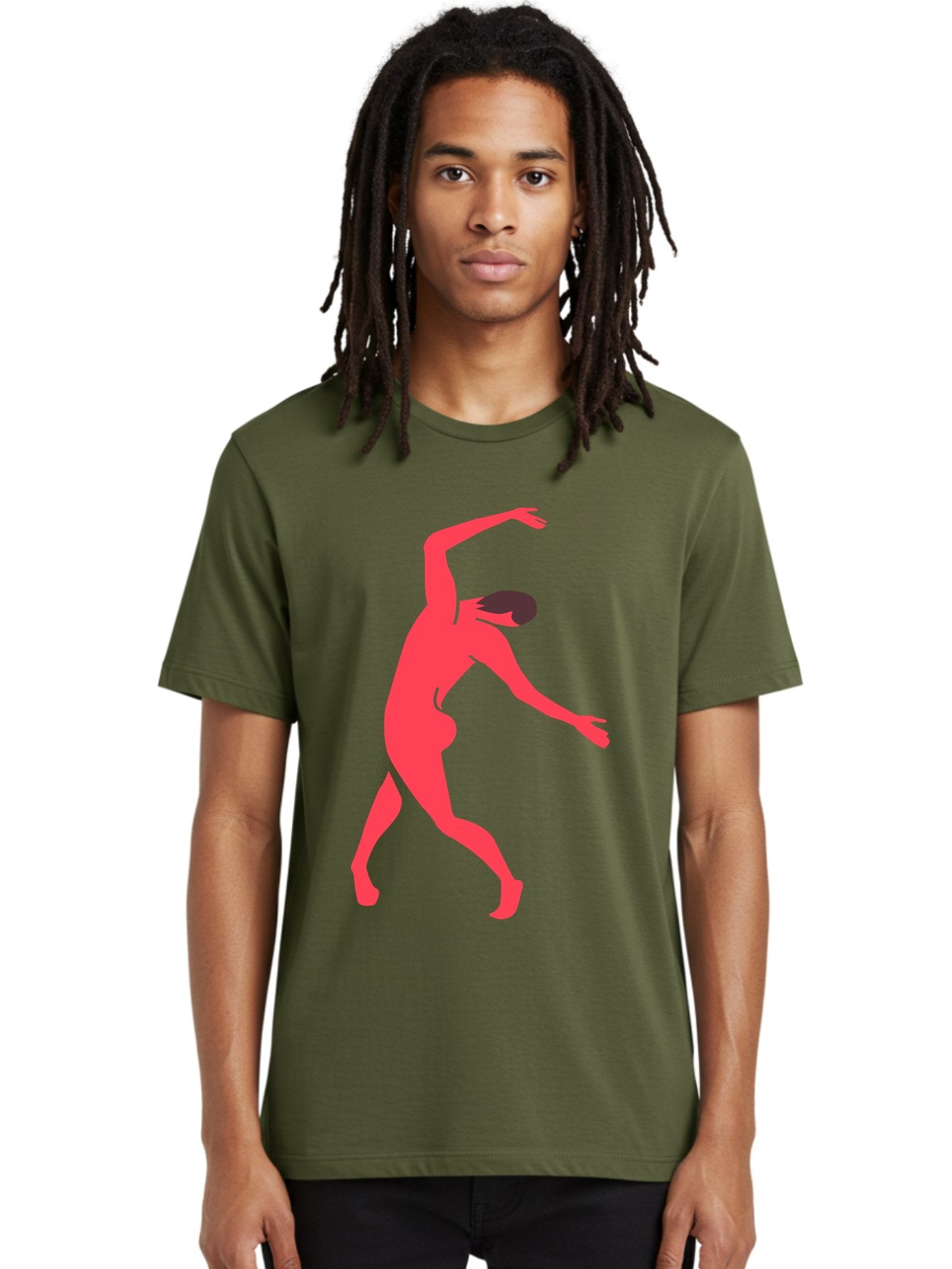 Dancer-1 Men'S Graphic Tee, 100% Cotton, Comfortable Casual Summer Wear, Machine Washable, Female Dancer, Dancing Pose, Dynamic Movement, Modern Dance, Contemporary Dance, Fluid Motion, Elegant Silhouette, Grace, Femininity, Dance Art Aab610 18