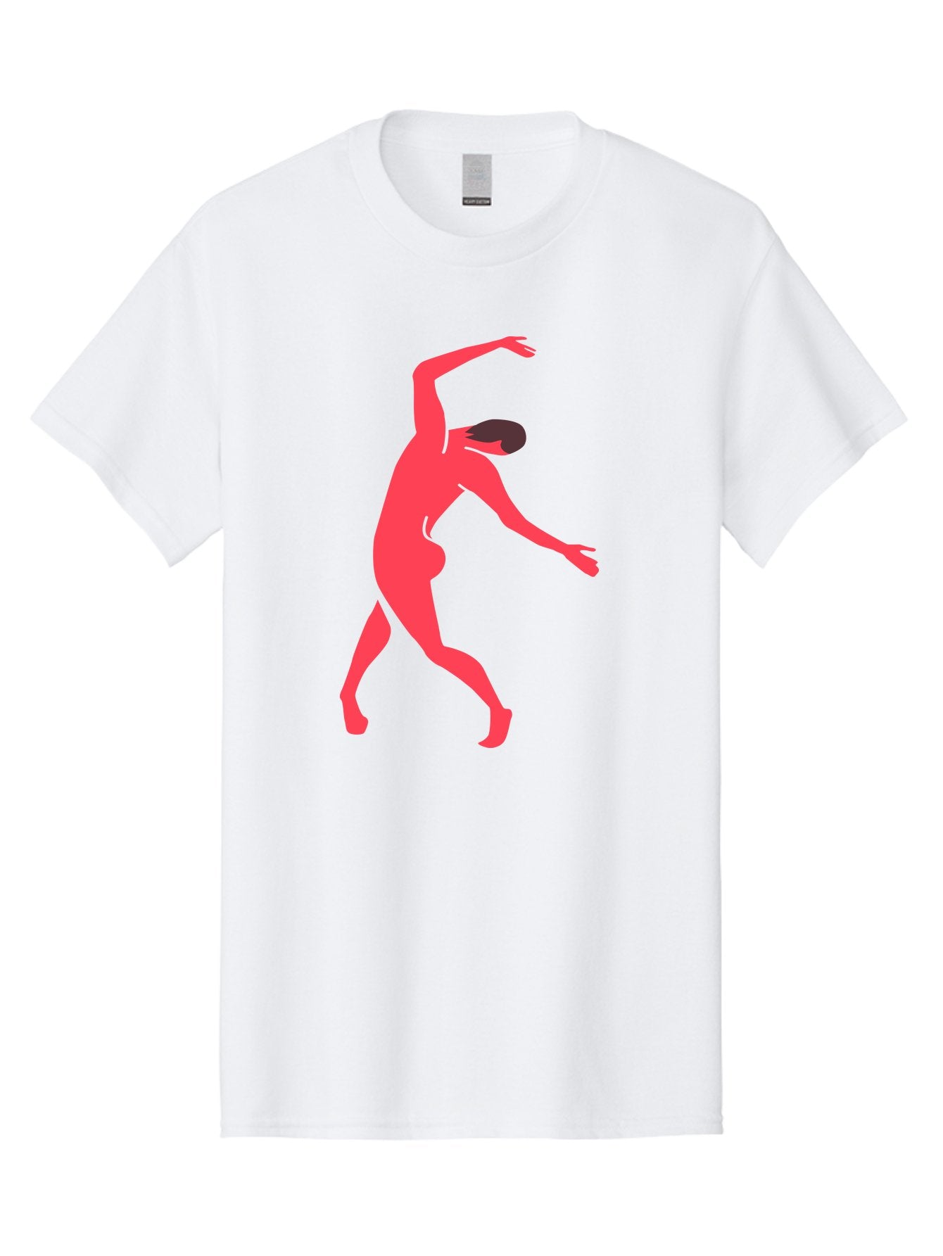 Dancer-1 Men'S Graphic Tee, 100% Cotton, Comfortable Casual Summer Wear, Machine Washable, Female Dancer, Dancing Pose, Dynamic Movement, Modern Dance, Contemporary Dance, Fluid Motion, Elegant Silhouette, Grace, Femininity, Dance Art Aab610 14