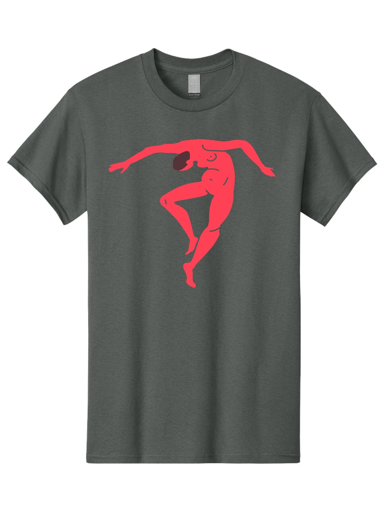 Dancer-2 Men'S Graphic Tee, 100% Cotton, Comfortable Casual Summer Wear, Machine Washable, Dynamic Pose, Human Figure, Dance Movement, Abstract Art, Minimalist Design, Modern Dance, Fluid Motion, Stylized Illustration Aab611 8