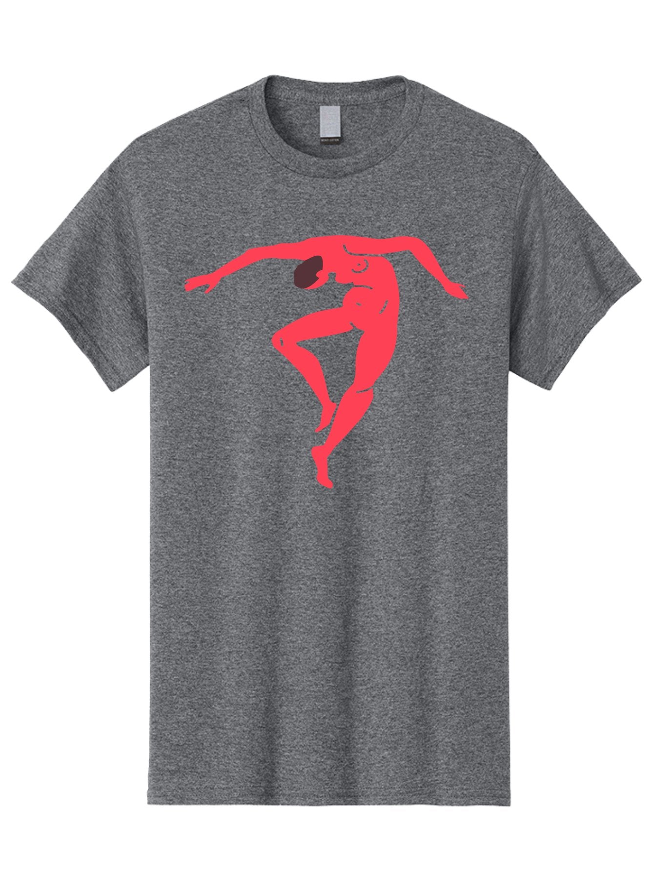 Dancer-2 Men'S Graphic Tee, 100% Cotton, Comfortable Casual Summer Wear, Machine Washable, Dynamic Pose, Human Figure, Dance Movement, Abstract Art, Minimalist Design, Modern Dance, Fluid Motion, Stylized Illustration Aab611 14