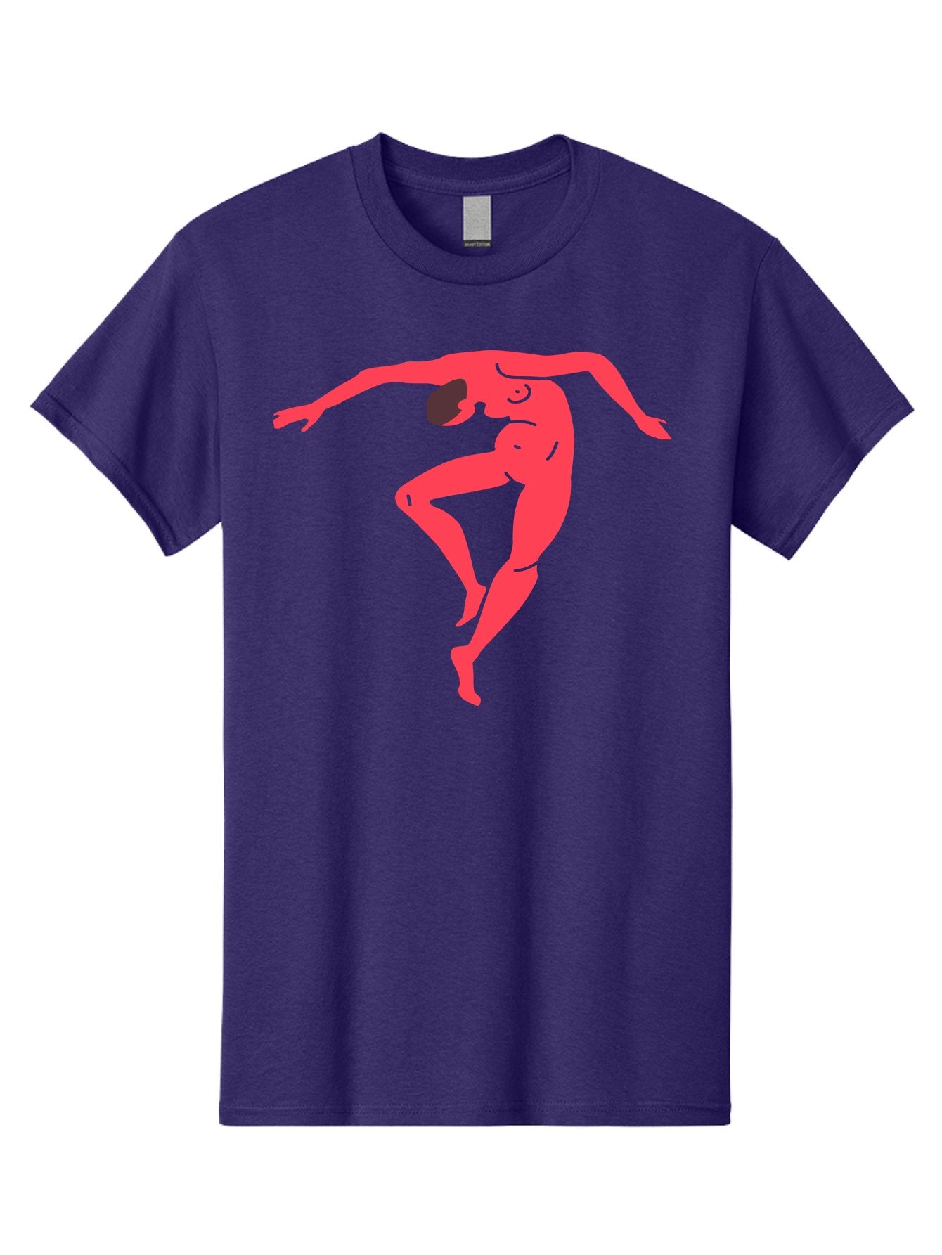 Dancer-2 Men'S Graphic Tee, 100% Cotton, Comfortable Casual Summer Wear, Machine Washable, Dynamic Pose, Human Figure, Dance Movement, Abstract Art, Minimalist Design, Modern Dance, Fluid Motion, Stylized Illustration Aab611 12