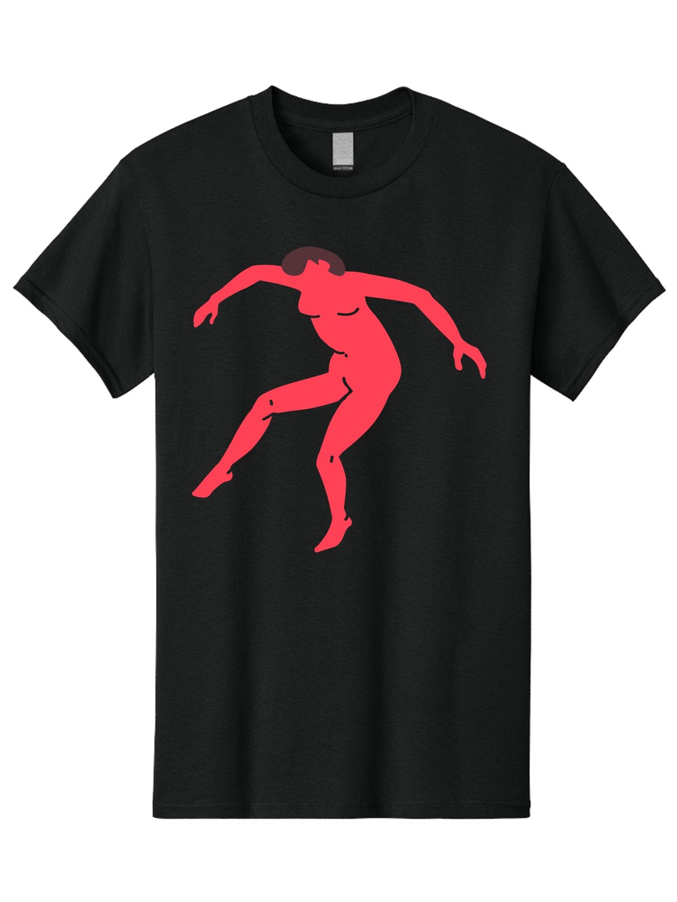 Dancer-3 Men'S Graphic Tee, 100% Cotton, Comfortable Casual Summer Wear, Machine Washable, Dancing Figure, Dynamic Pose, Flowing Movement, Abstract Art, Silhouette, Minimalist Design, Abstract Dancer, Modern Art, Bold Graphics Aab612 9