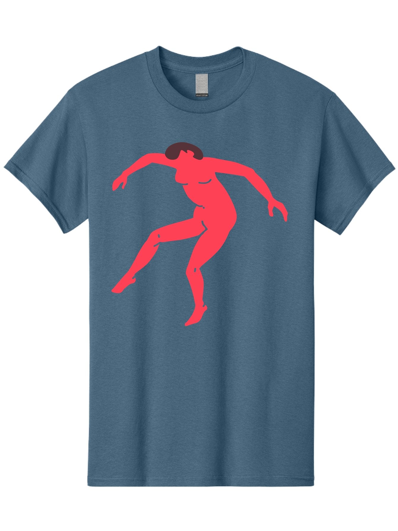 Dancer-3 Men'S Graphic Tee, 100% Cotton, Comfortable Casual Summer Wear, Machine Washable, Dancing Figure, Dynamic Pose, Flowing Movement, Abstract Art, Silhouette, Minimalist Design, Abstract Dancer, Modern Art, Bold Graphics Aab612 11