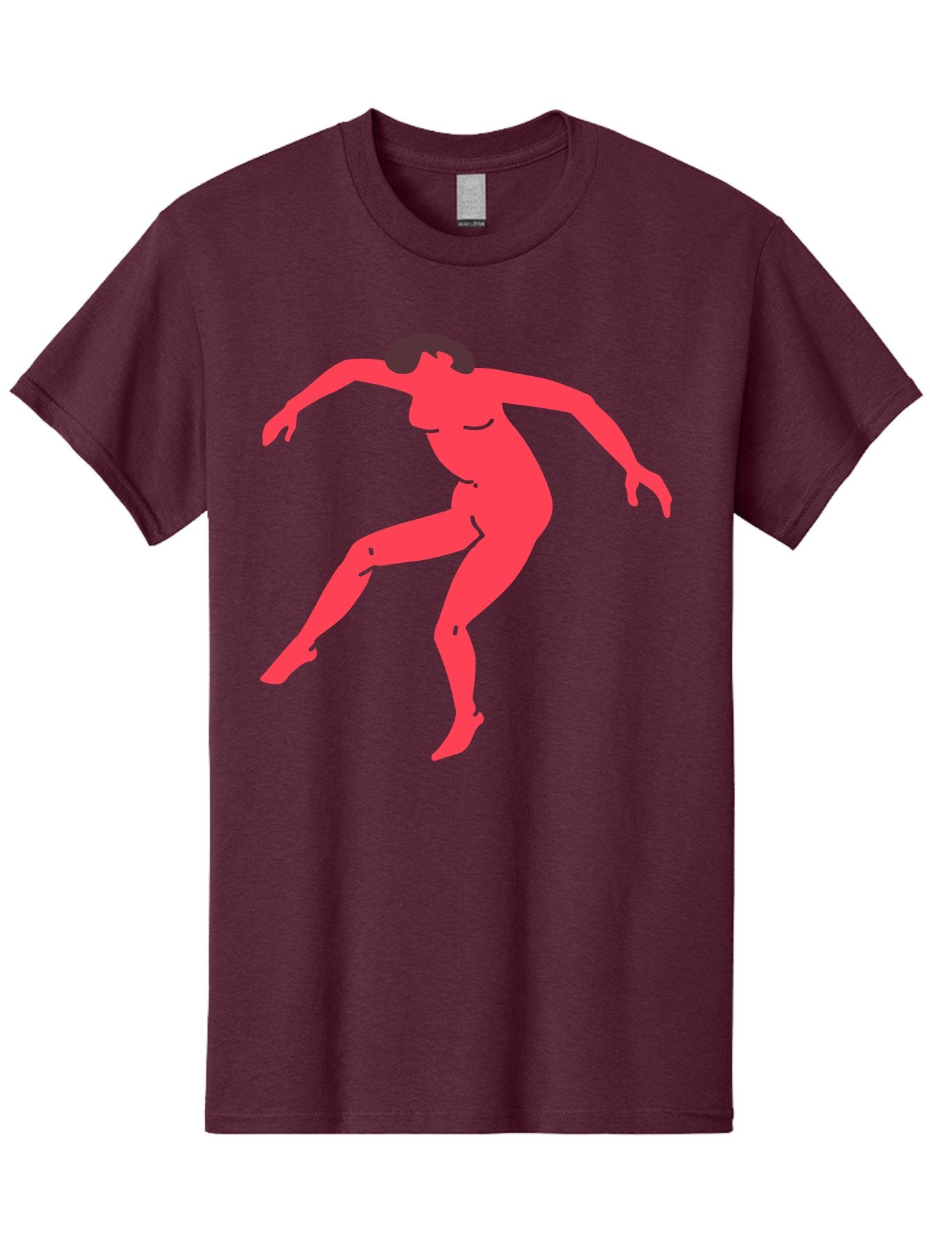 Dancer-3 Men'S Graphic Tee, 100% Cotton, Comfortable Casual Summer Wear, Machine Washable, Dancing Figure, Dynamic Pose, Flowing Movement, Abstract Art, Silhouette, Minimalist Design, Abstract Dancer, Modern Art, Bold Graphics Aab612 7
