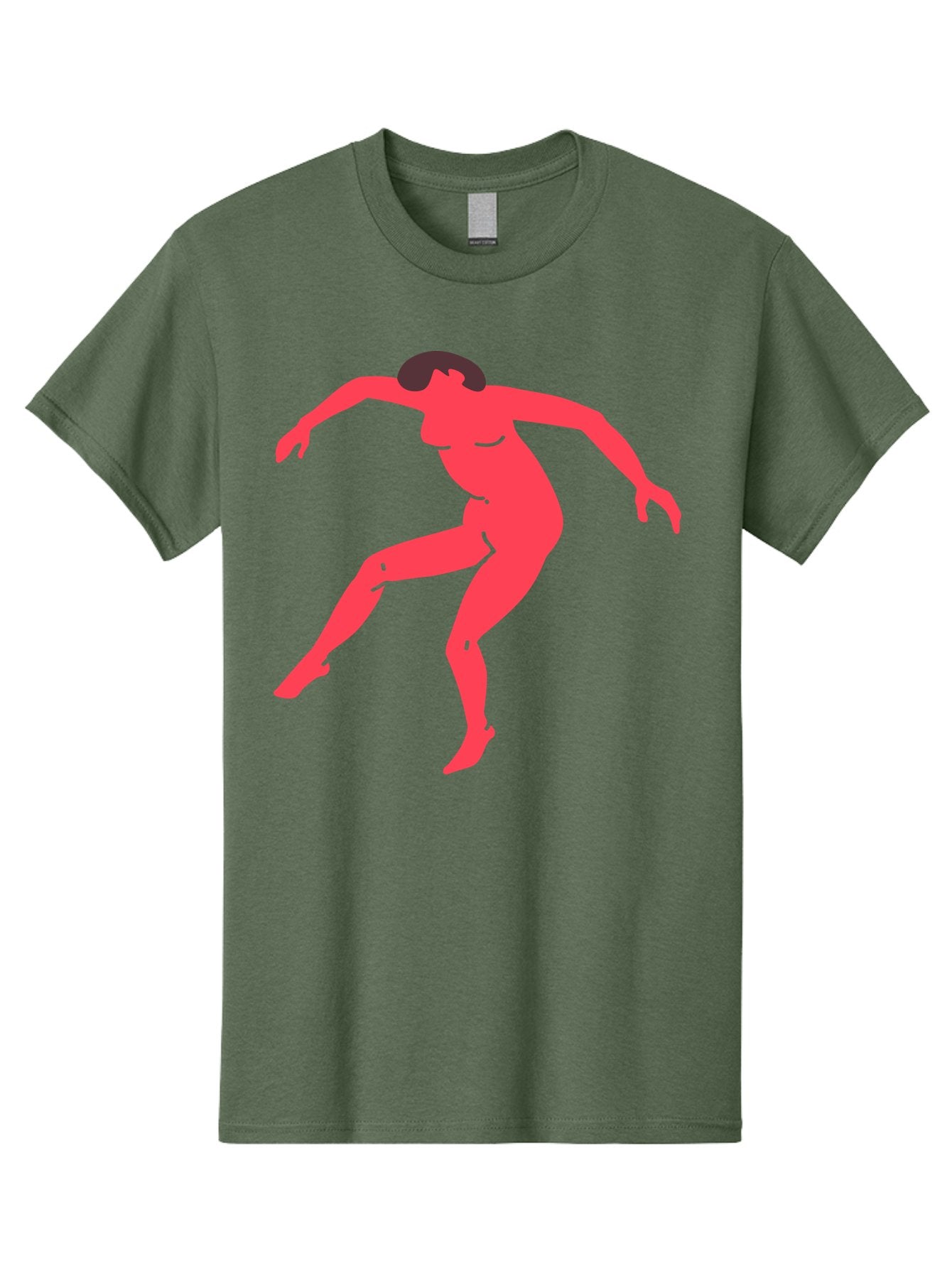 Dancer-3 Men'S Graphic Tee, 100% Cotton, Comfortable Casual Summer Wear, Machine Washable, Dancing Figure, Dynamic Pose, Flowing Movement, Abstract Art, Silhouette, Minimalist Design, Abstract Dancer, Modern Art, Bold Graphics Aab612 10