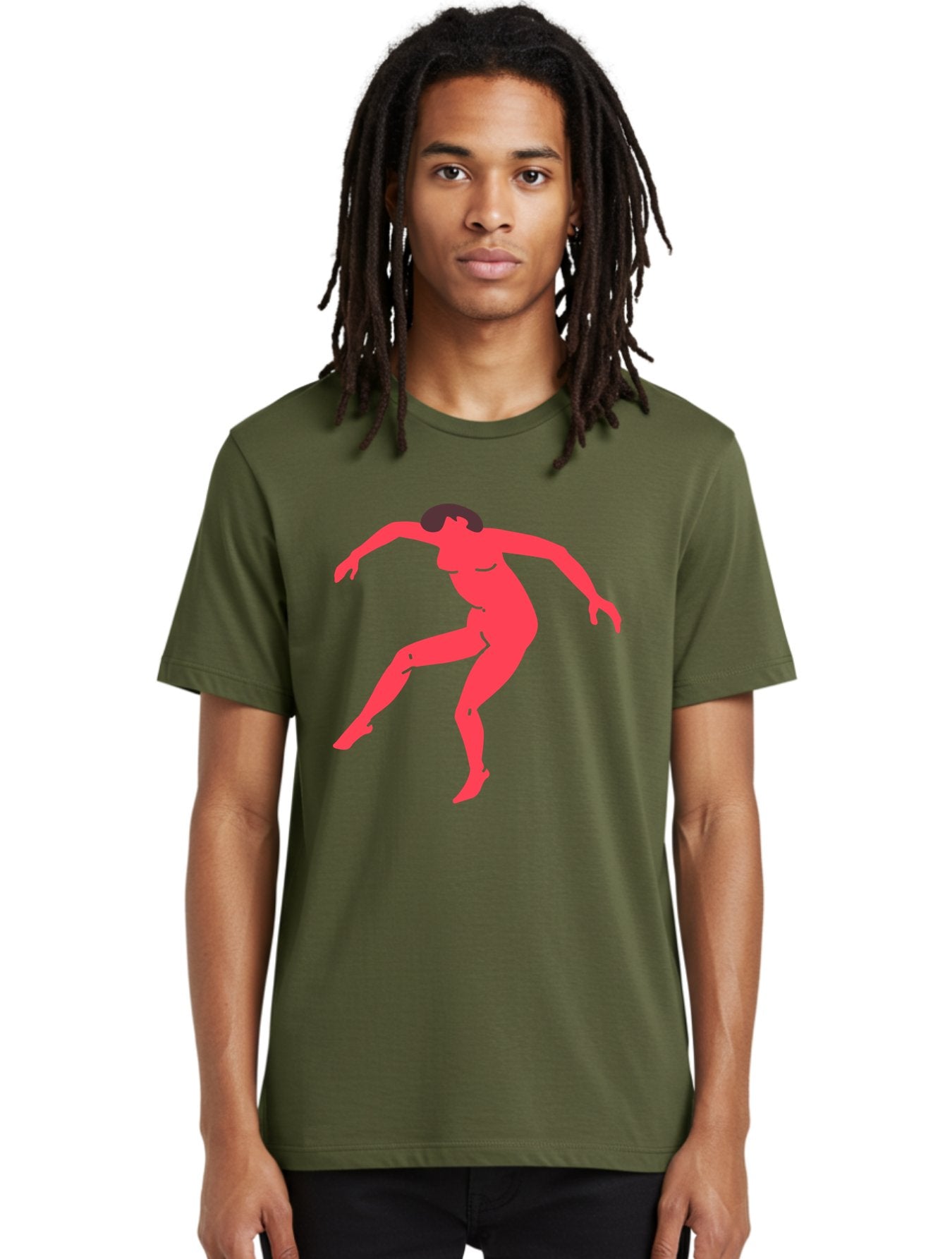 Dancer-3 Men'S Graphic Tee, 100% Cotton, Comfortable Casual Summer Wear, Machine Washable, Dancing Figure, Dynamic Pose, Flowing Movement, Abstract Art, Silhouette, Minimalist Design, Abstract Dancer, Modern Art, Bold Graphics Aab612 17