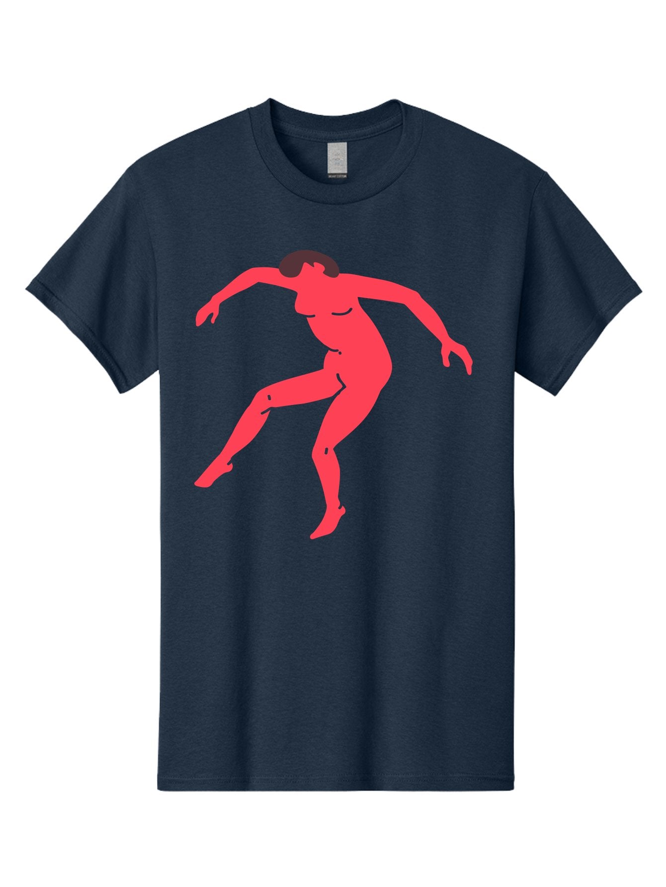Dancer-3 Men'S Graphic Tee, 100% Cotton, Comfortable Casual Summer Wear, Machine Washable, Dancing Figure, Dynamic Pose, Flowing Movement, Abstract Art, Silhouette, Minimalist Design, Abstract Dancer, Modern Art, Bold Graphics Aab612 13