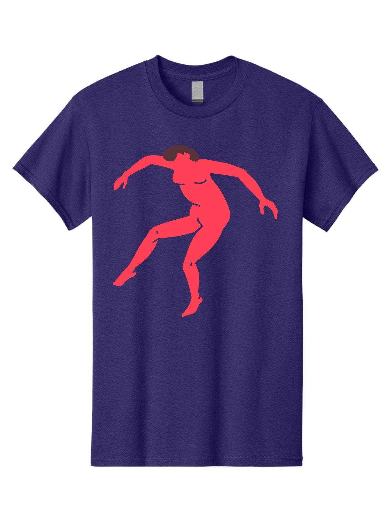 Dancer-3 Men'S Graphic Tee, 100% Cotton, Comfortable Casual Summer Wear, Machine Washable, Dancing Figure, Dynamic Pose, Flowing Movement, Abstract Art, Silhouette, Minimalist Design, Abstract Dancer, Modern Art, Bold Graphics Aab612 12