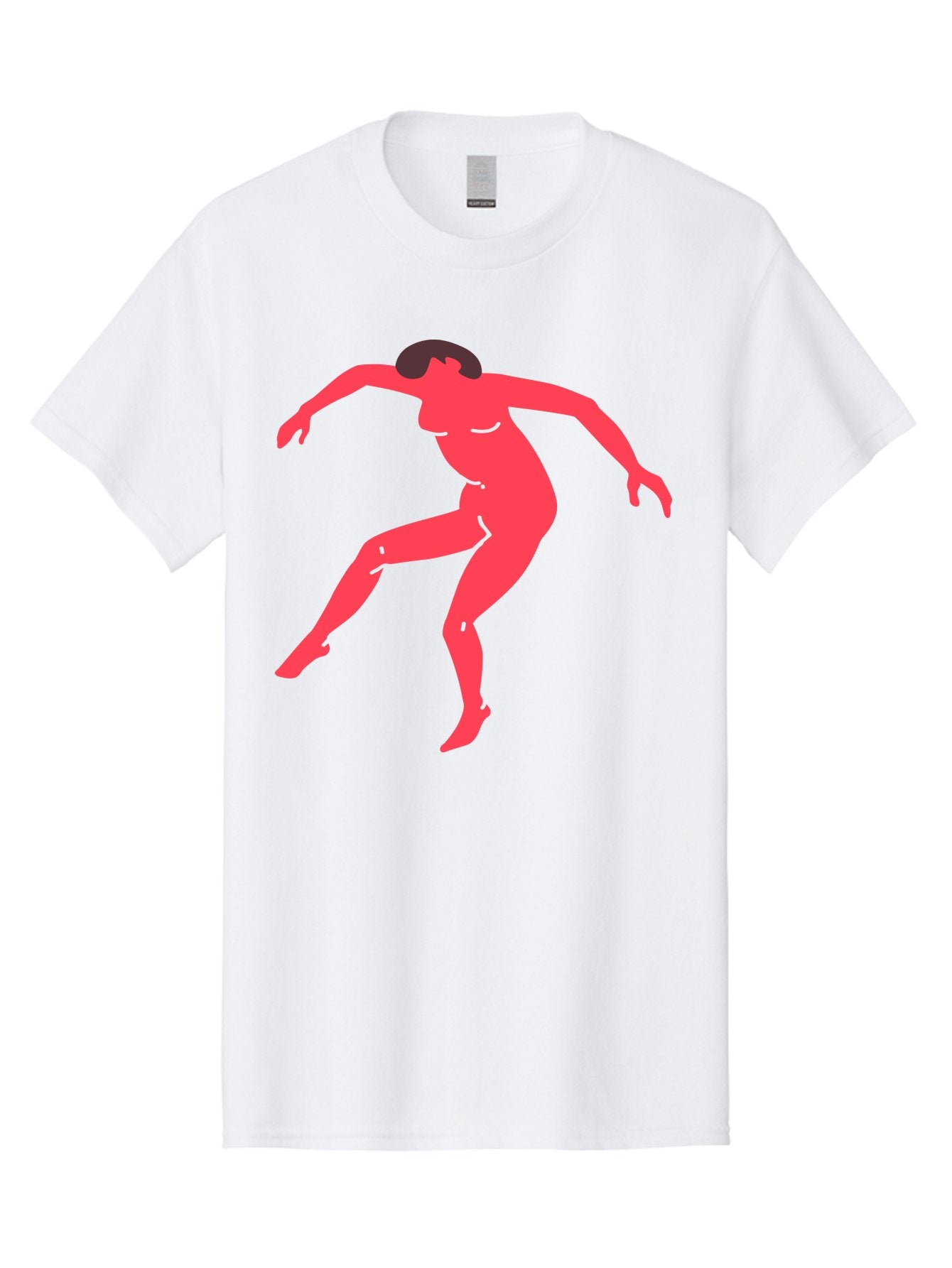 Dancer-3 Men'S Graphic Tee, 100% Cotton, Comfortable Casual Summer Wear, Machine Washable, Dancing Figure, Dynamic Pose, Flowing Movement, Abstract Art, Silhouette, Minimalist Design, Abstract Dancer, Modern Art, Bold Graphics Aab612 6