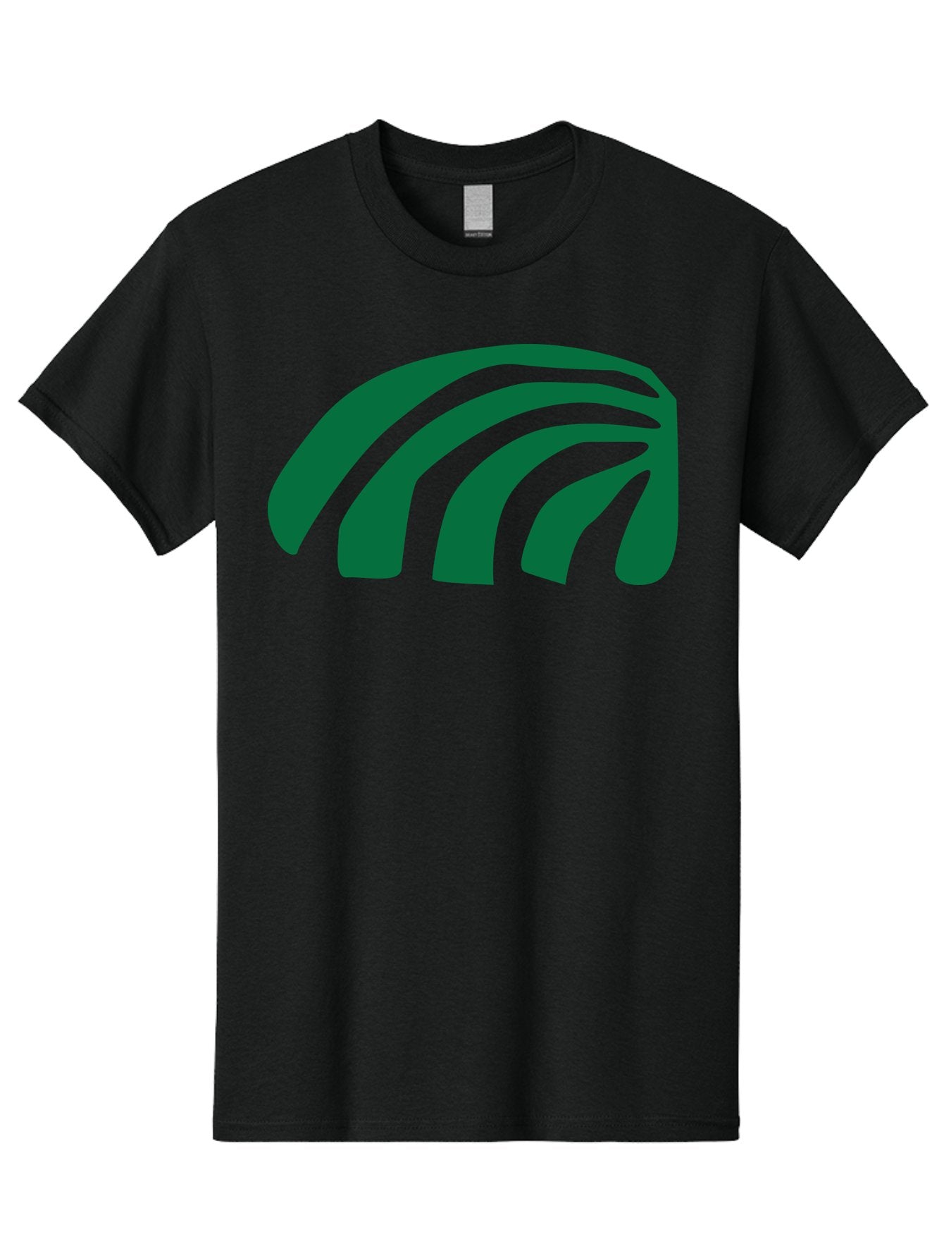 Fanning-Lines Men'S Graphic Tee, 100% Cotton, Comfortable Casual Summer Wear, Machine Washable, Wifi Symbol, Wireless Connectivity, Signal Strength, Dark Green Icon, Modern Design, Abstract Shape Aab618 11