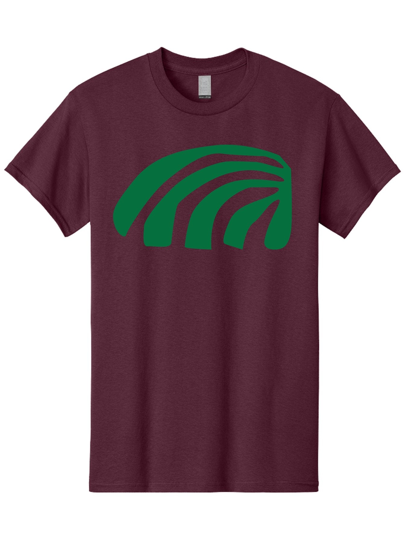 Fanning-Lines Men'S Graphic Tee, 100% Cotton, Comfortable Casual Summer Wear, Machine Washable, Wifi Symbol, Wireless Connectivity, Signal Strength, Dark Green Icon, Modern Design, Abstract Shape Aab618 3