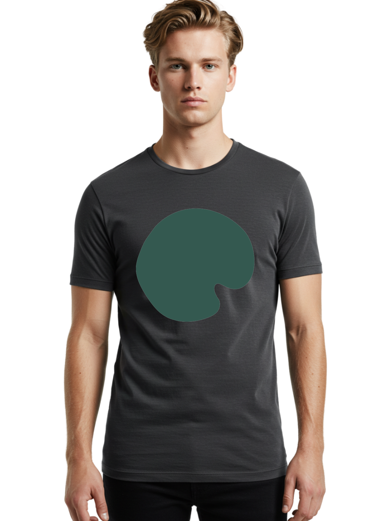 Pachymorph Men'S Graphic Tee, 100% Cotton, Comfortable Casual Summer Wear, Machine Washable, Pacman Character, Dark Grey Color, Simple Design, Retro Game Icon, Video Game Symbol, Classic Arcade Aab623 18