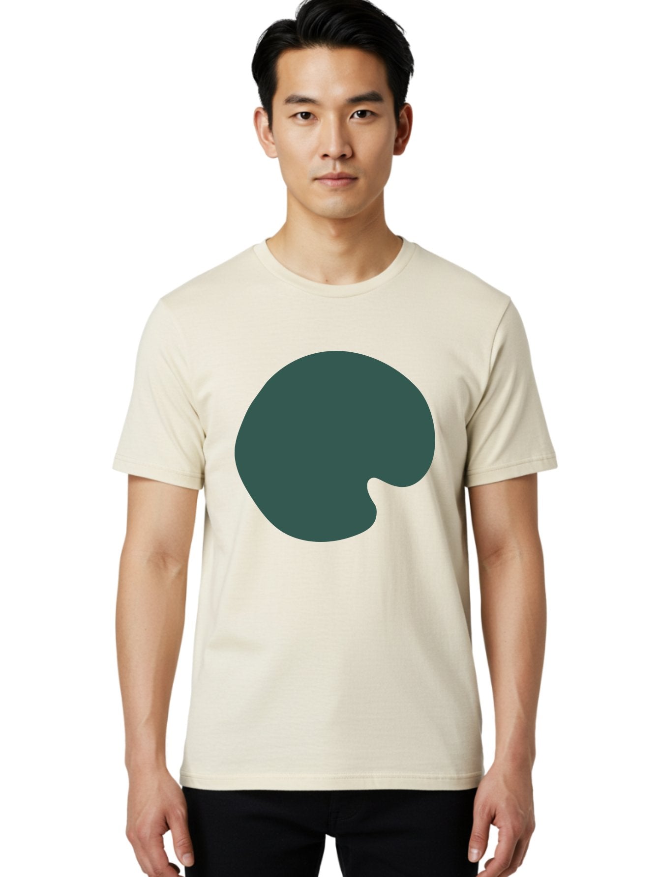 Pachymorph Men'S Graphic Tee, 100% Cotton, Comfortable Casual Summer Wear, Machine Washable, Pacman Character, Dark Grey Color, Simple Design, Retro Game Icon, Video Game Symbol, Classic Arcade Aab623 23