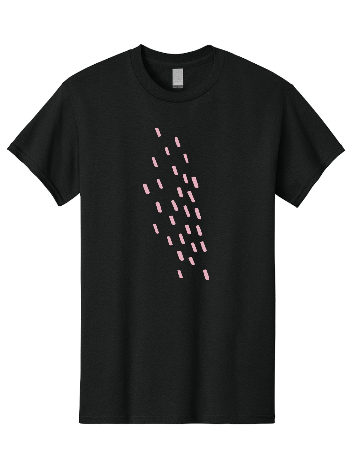 Pink-Capsules Men'S Graphic Tee, 100% Cotton, Comfortable Casual Summer Wear, Machine Washable, White Oblong Shapes, Modern Design Elements, Abstract Patterns, Minimalist Aesthetics, Graphic Design Inspiration, Creative Visuals Aab625 5