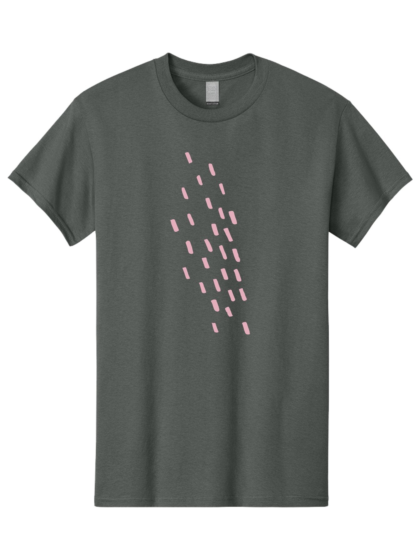 Pink-Capsules Men'S Graphic Tee, 100% Cotton, Comfortable Casual Summer Wear, Machine Washable, White Oblong Shapes, Modern Design Elements, Abstract Patterns, Minimalist Aesthetics, Graphic Design Inspiration, Creative Visuals Aab625 9