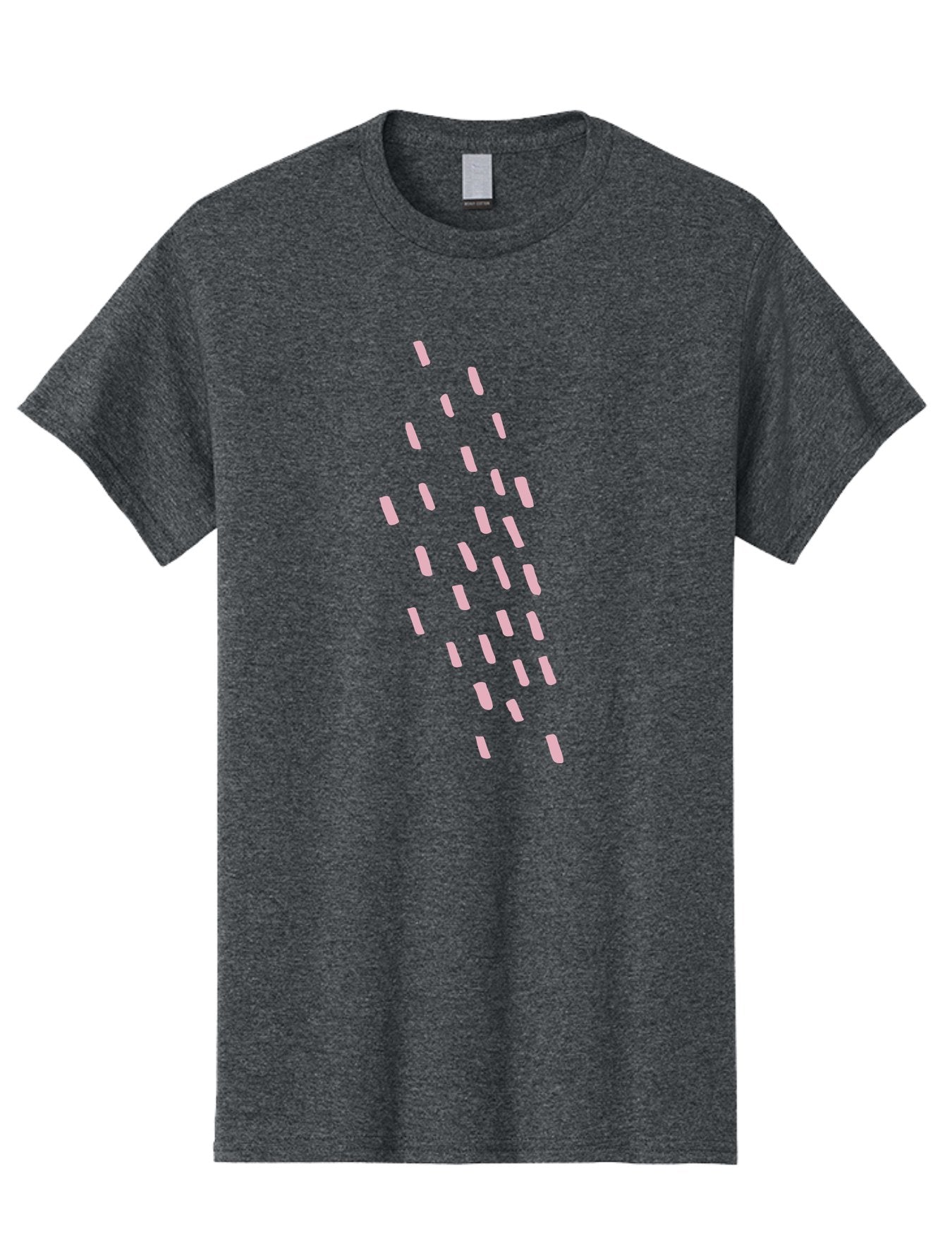 Pink-Capsules Men'S Graphic Tee, 100% Cotton, Comfortable Casual Summer Wear, Machine Washable, White Oblong Shapes, Modern Design Elements, Abstract Patterns, Minimalist Aesthetics, Graphic Design Inspiration, Creative Visuals Aab625 6
