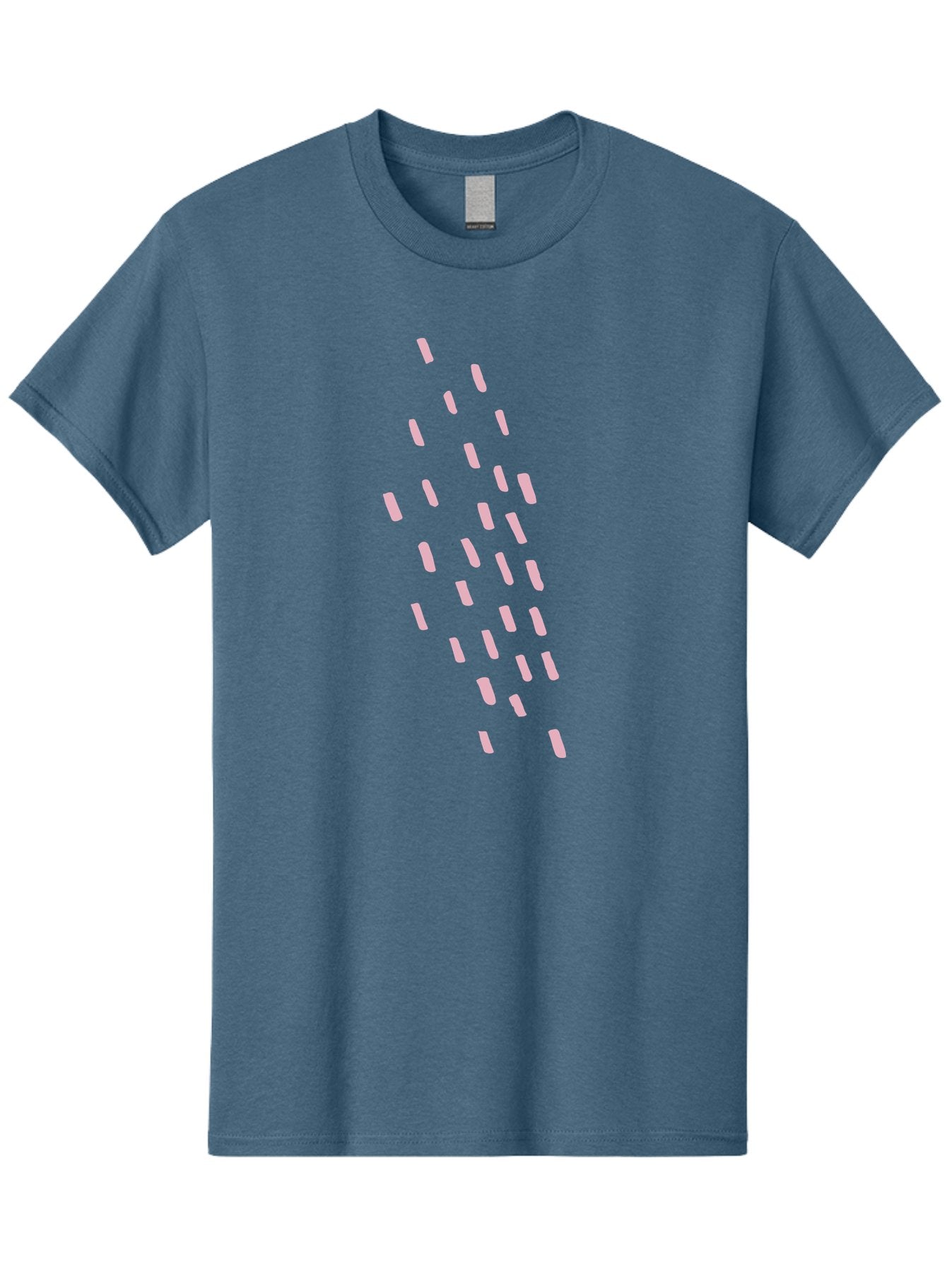 Pink-Capsules Men'S Graphic Tee, 100% Cotton, Comfortable Casual Summer Wear, Machine Washable, White Oblong Shapes, Modern Design Elements, Abstract Patterns, Minimalist Aesthetics, Graphic Design Inspiration, Creative Visuals Aab625